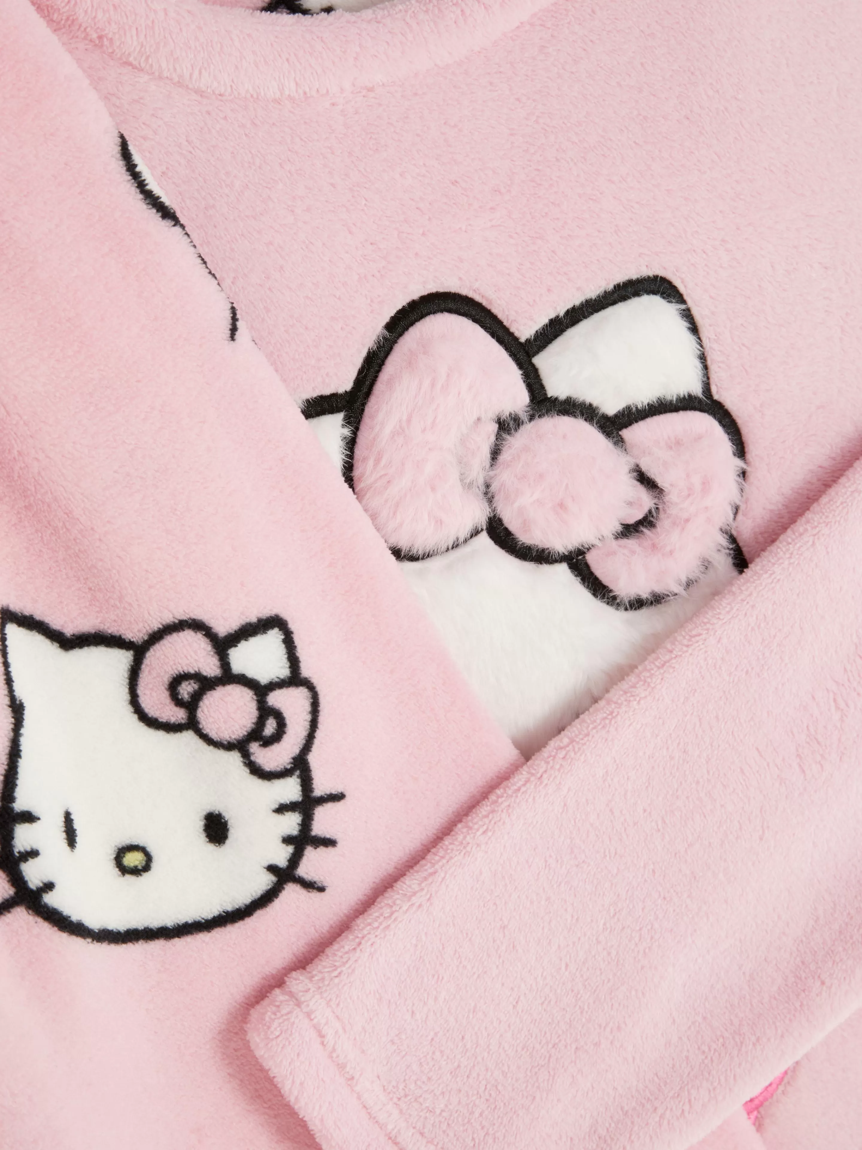 Primark Schlafanzüge | „Hello Kitty“ Fleece-Schlafanzug Rosa