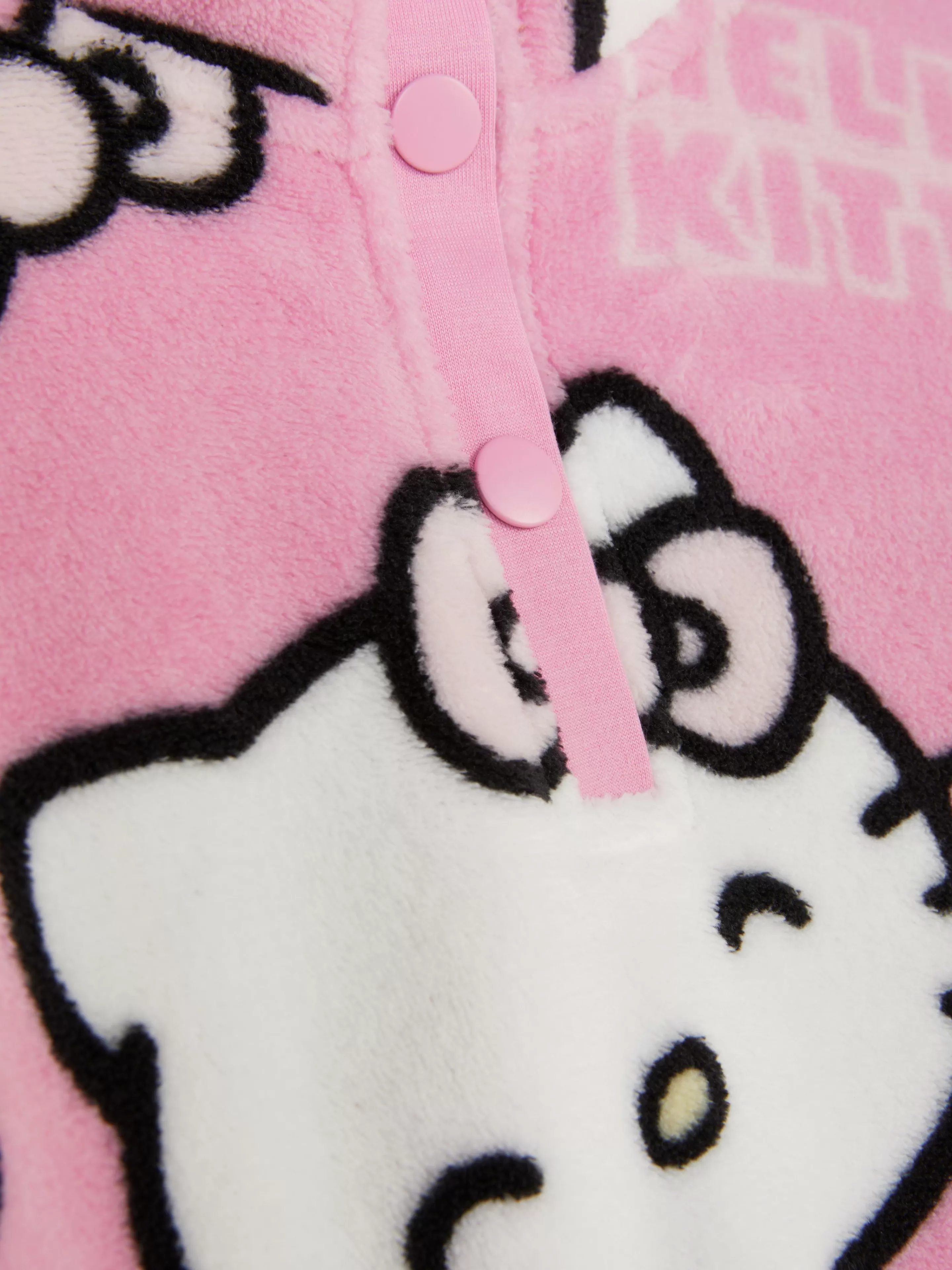 Primark Schlafanzugoberteile | „Hello Kitty“ Fleece-Schlafanzugtop Zum 50. Jubiläum Rosa