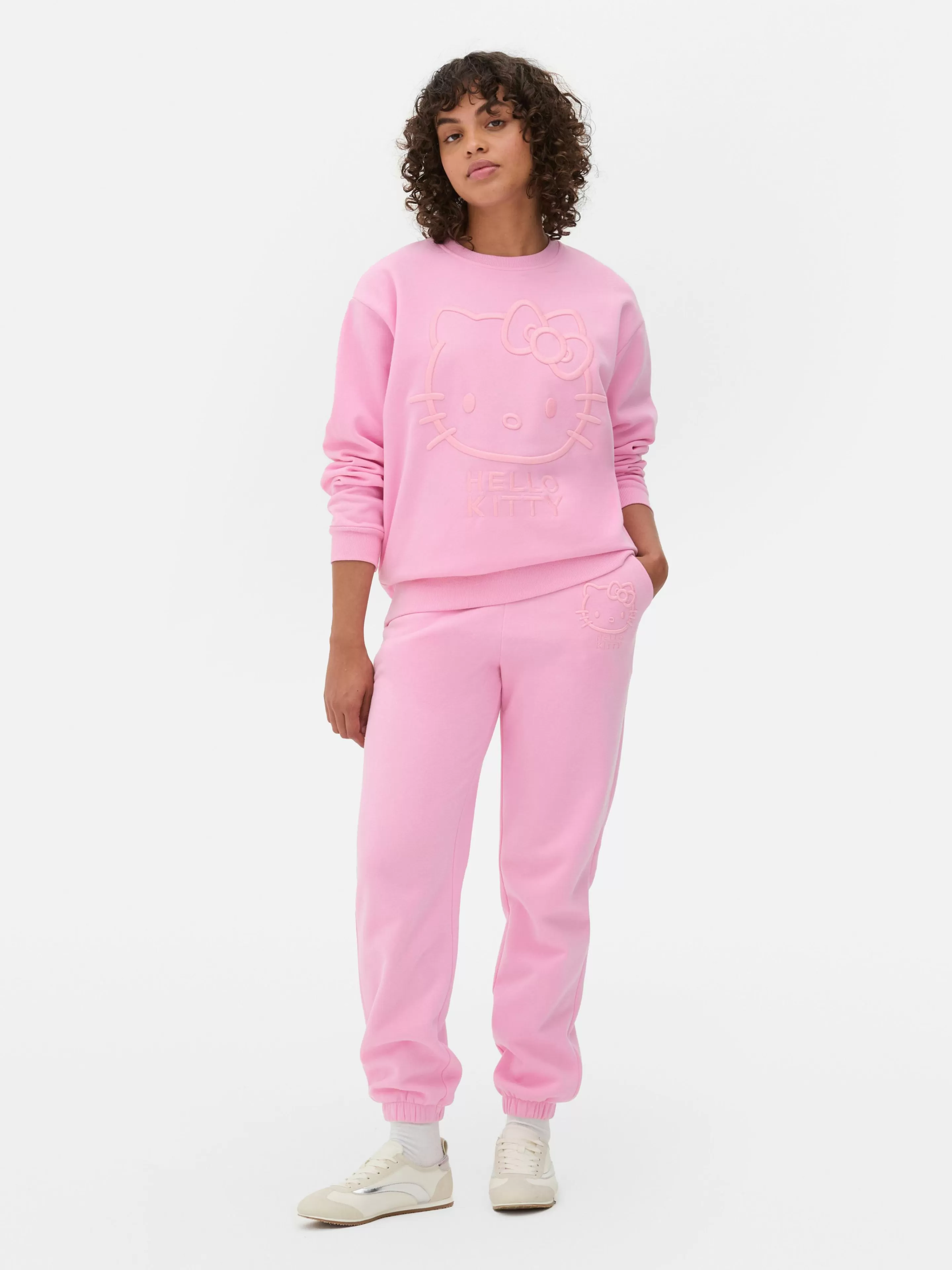 Primark Jogginghosen | „Hello Kitty“ Jogginghose Mit Stickerei Rosa