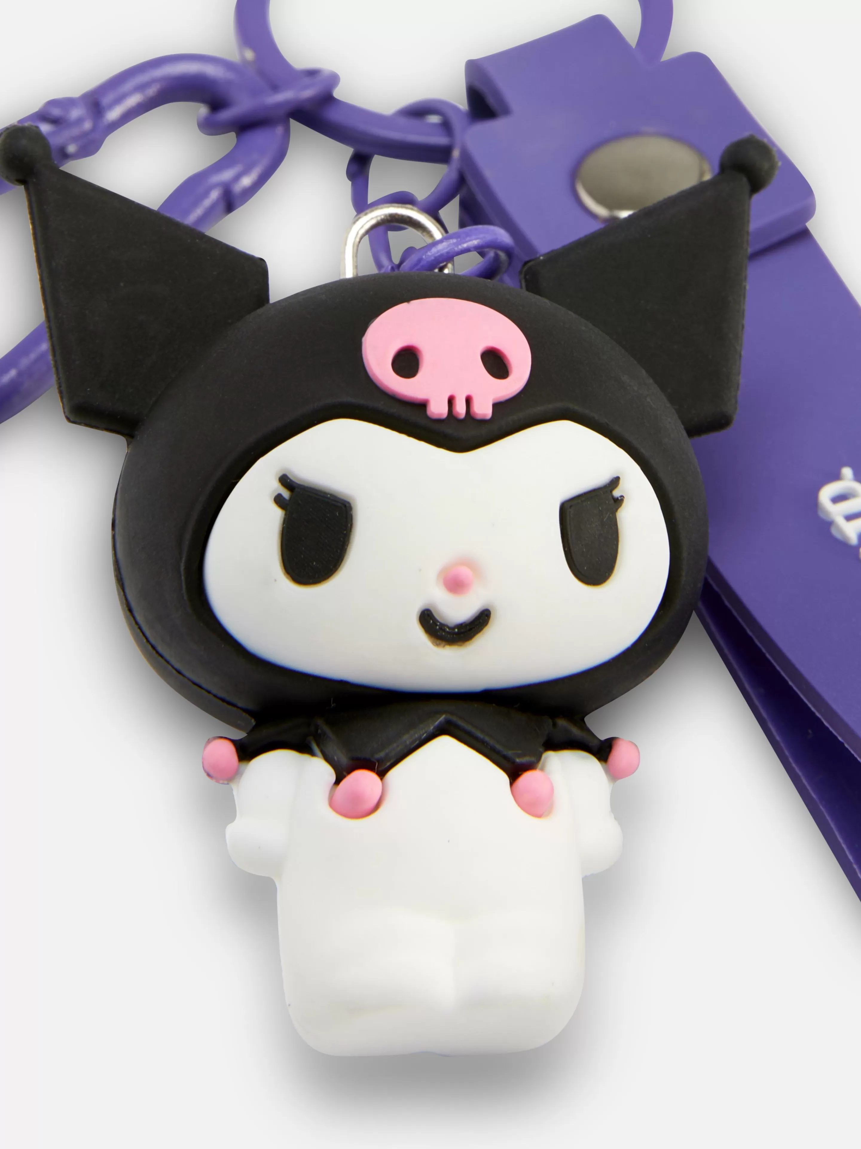 Primark Reiseaccessoires | „Hello Kitty Kuromi“ Gepäckanhänger Violett