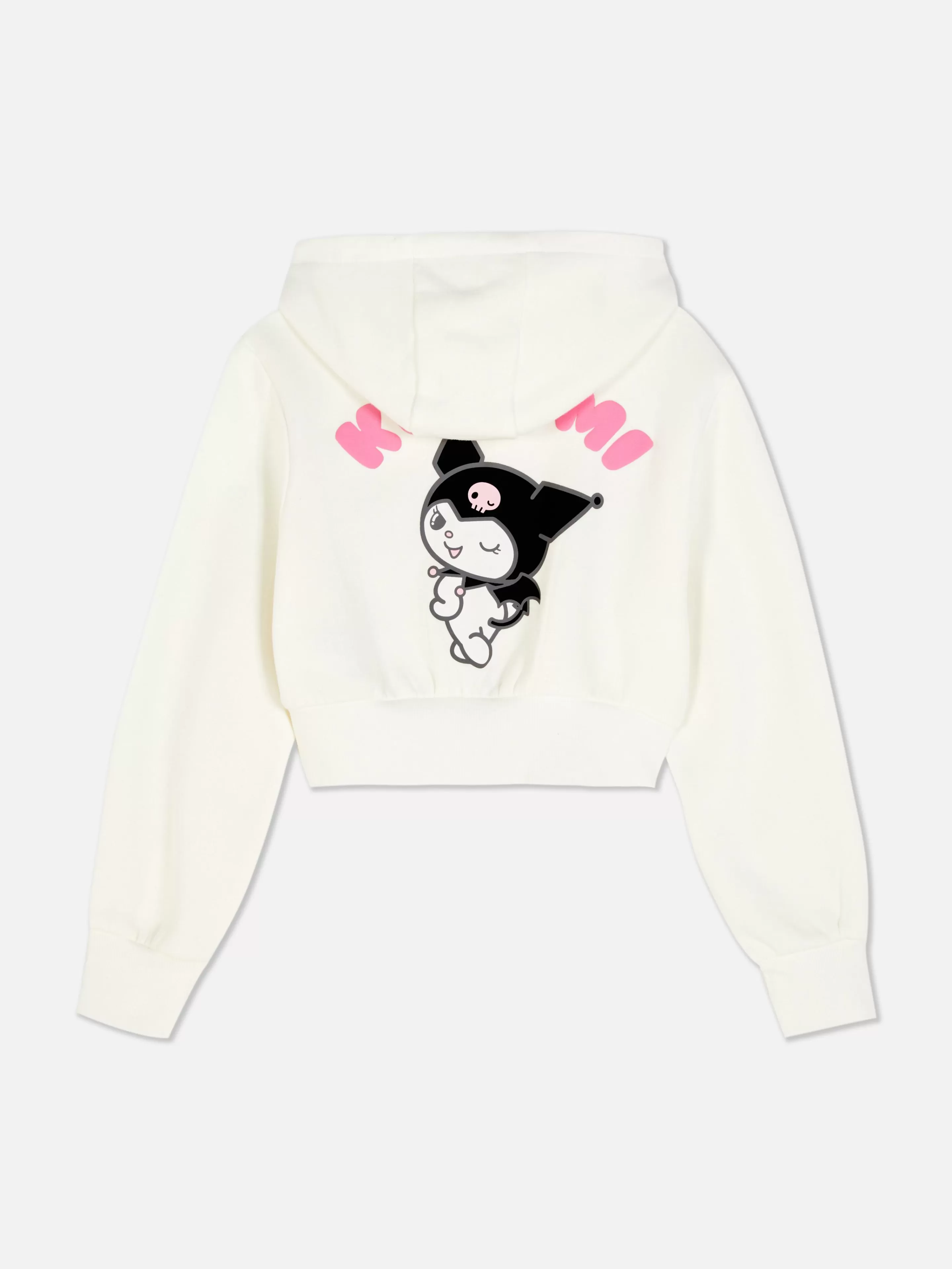 Primark Hoodies Und Sweatshirts | „Hello Kitty Kuromi“ Hoodie Mit Reißverschluss Weiß