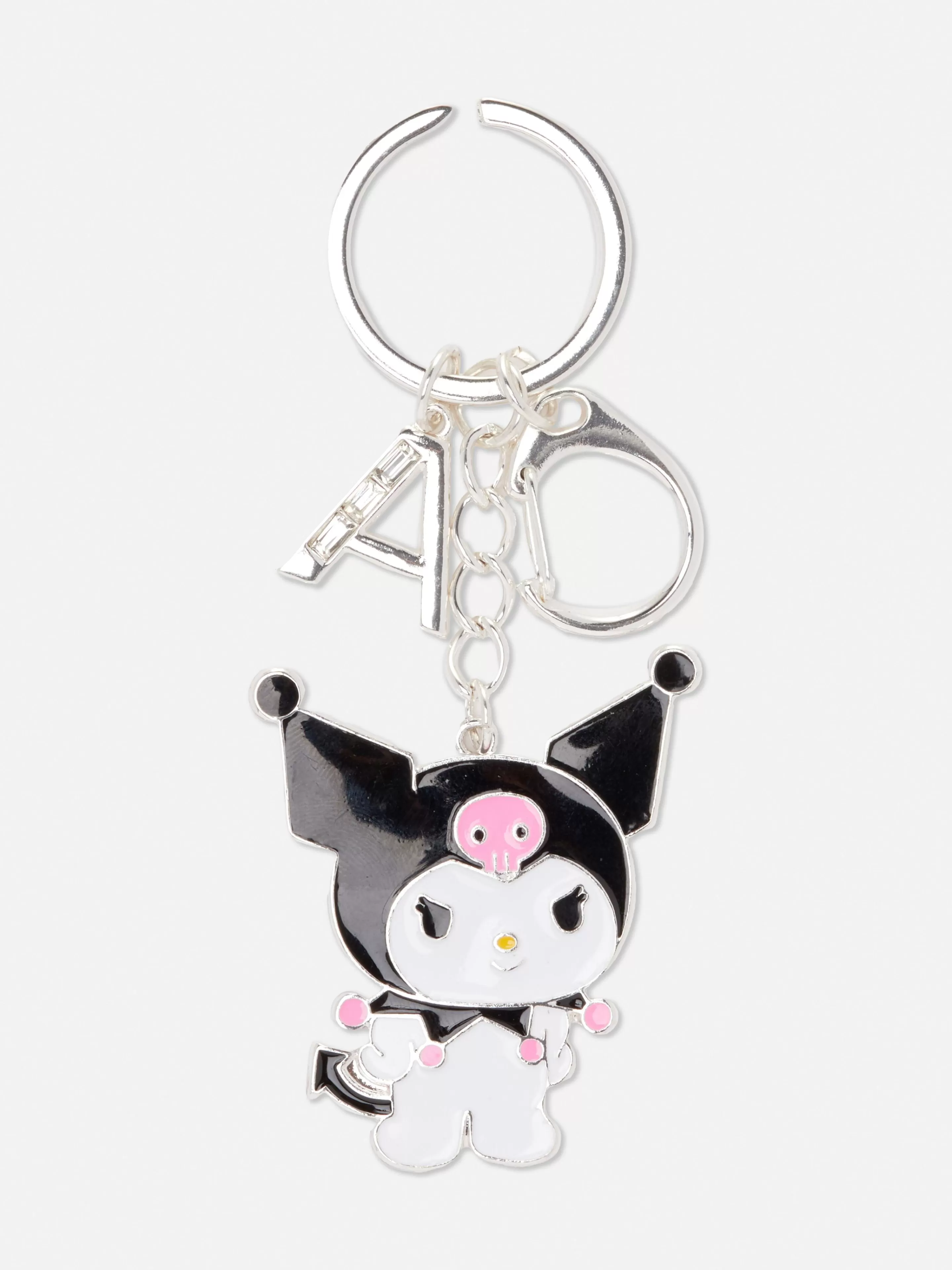 Primark Schmuck | „Hello Kitty Kuromi“ Schlüsselanhänger Mit Initiale Schwarz