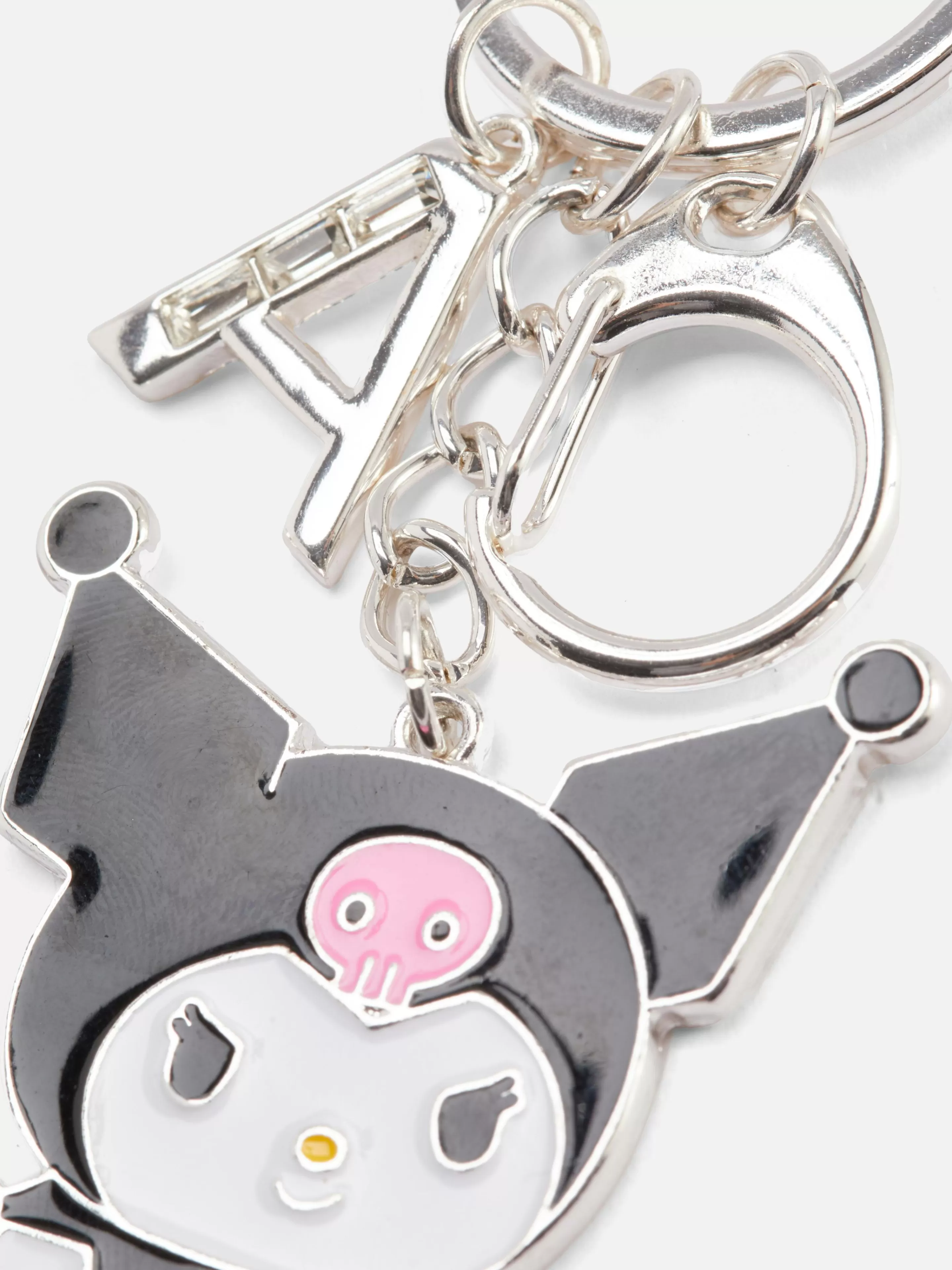 Primark Schmuck | „Hello Kitty Kuromi“ Schlüsselanhänger Mit Initiale Schwarz