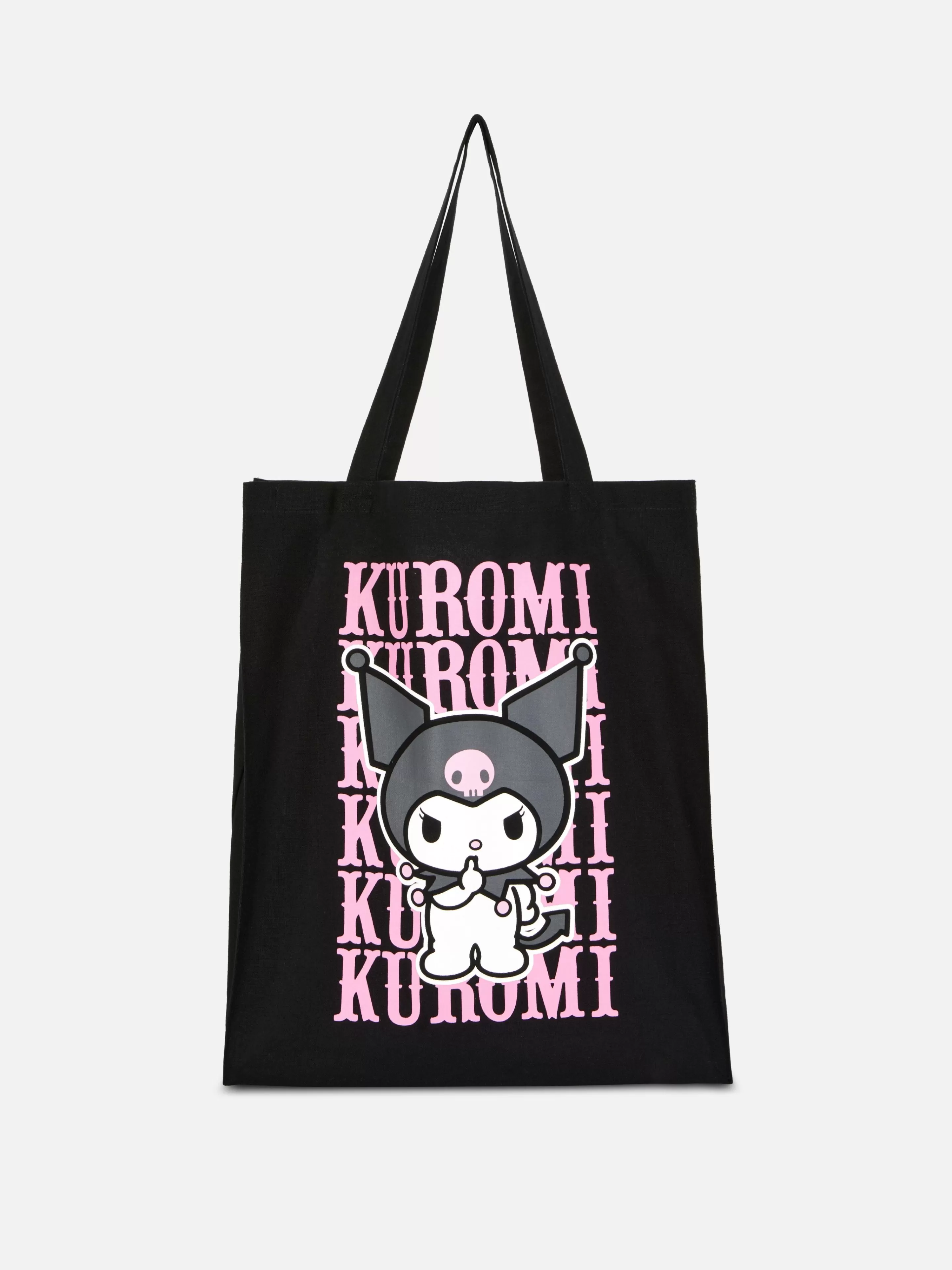 Primark Reiseaccessoires | „Hello Kitty Kuromi“ Tragetasche Schwarz