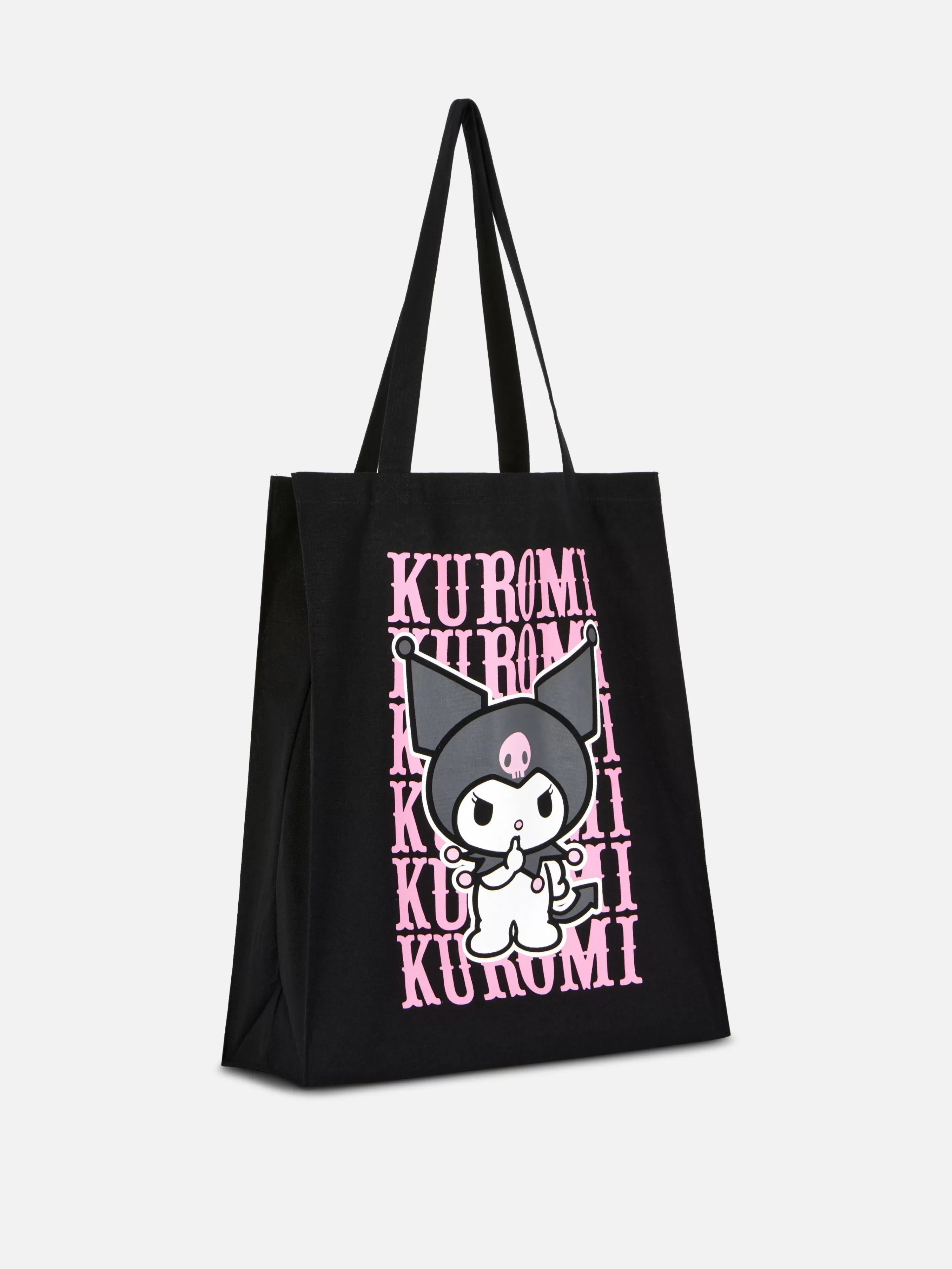 Primark Reiseaccessoires | „Hello Kitty Kuromi“ Tragetasche Schwarz