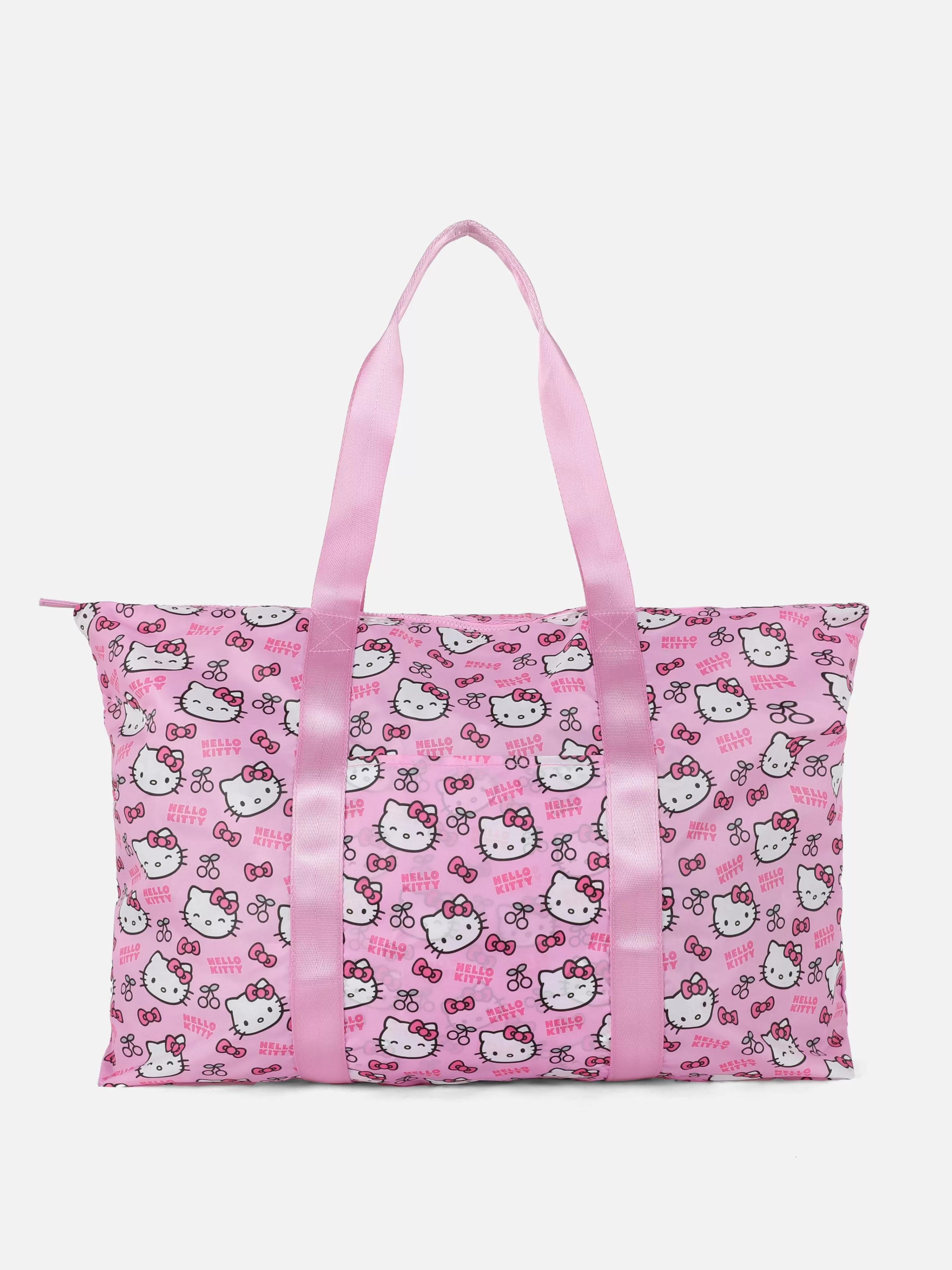 Primark Taschen Und Portemonnaies | „Hello Kitty“ Reisetasche Zum Falten Rosa