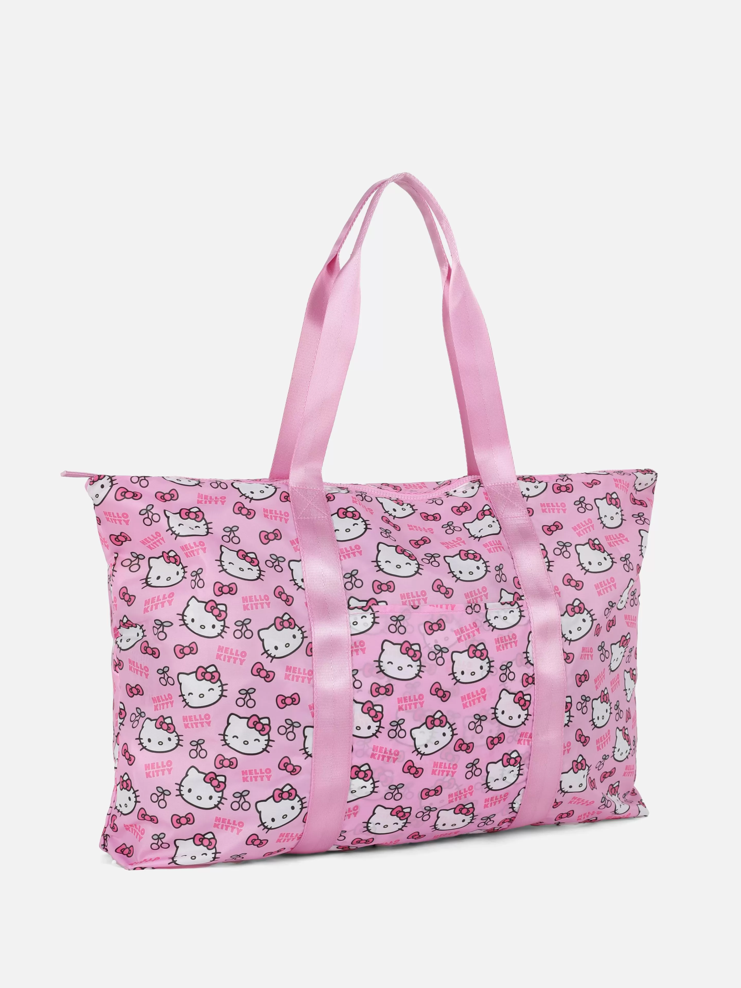 Primark Taschen Und Portemonnaies | „Hello Kitty“ Reisetasche Zum Falten Rosa