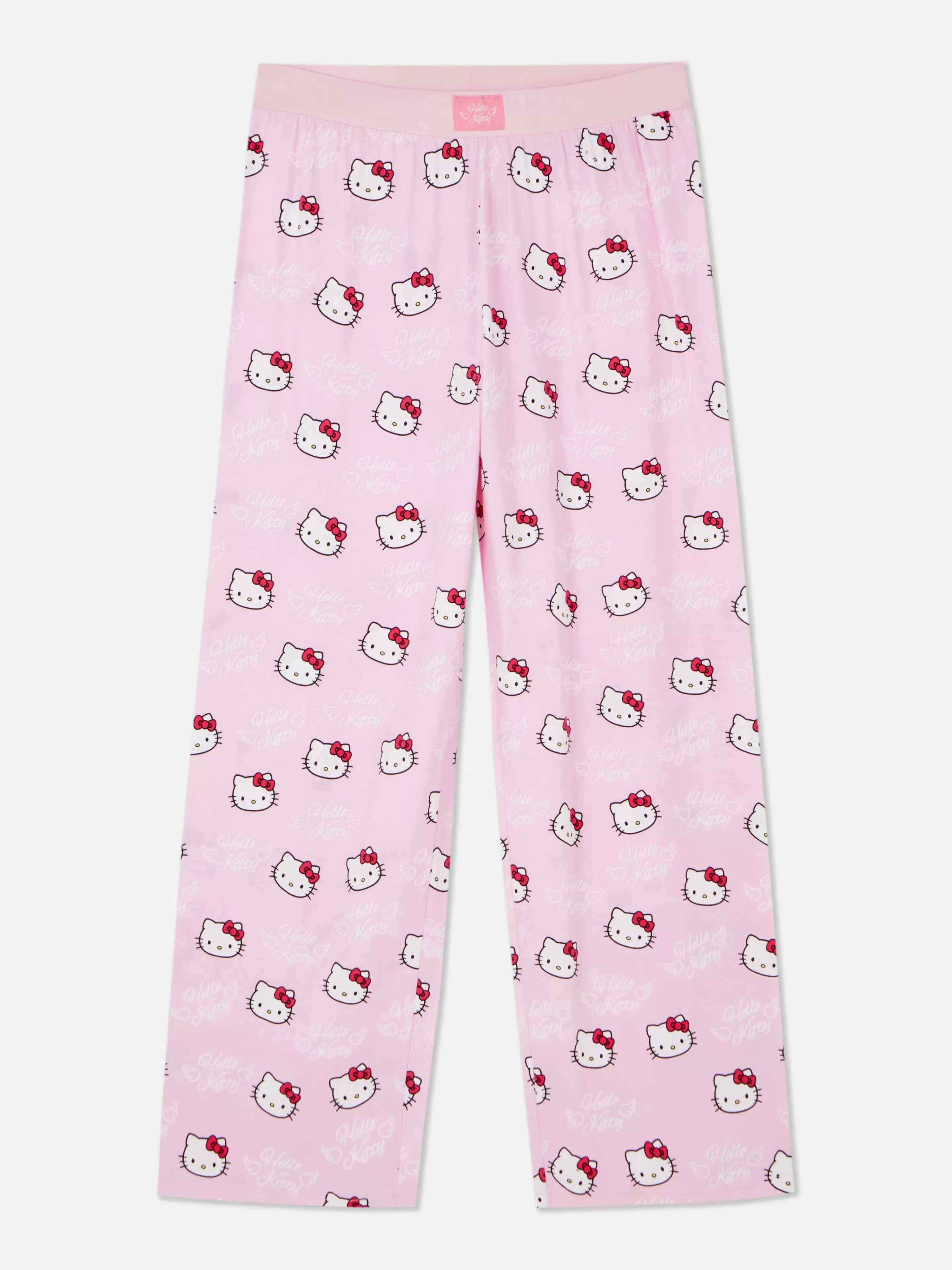 Primark Schlafanzughosen | „Hello Kitty“ Schlafanzughose Mit Weitem Beinschnitt Rosa