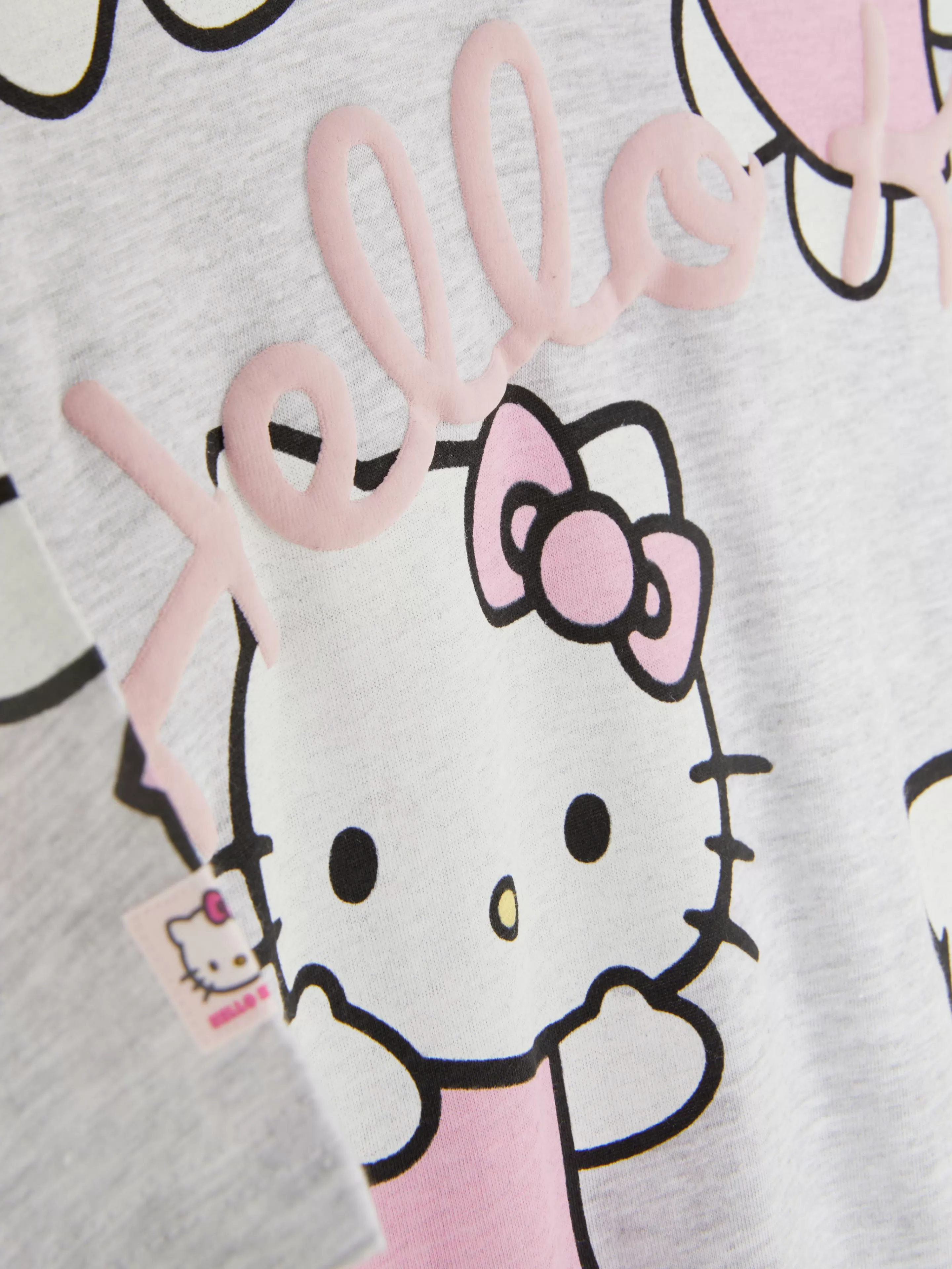 Primark Schlafanzugoberteile | „Hello Kitty“ Schlafanzugtop Grau meliert