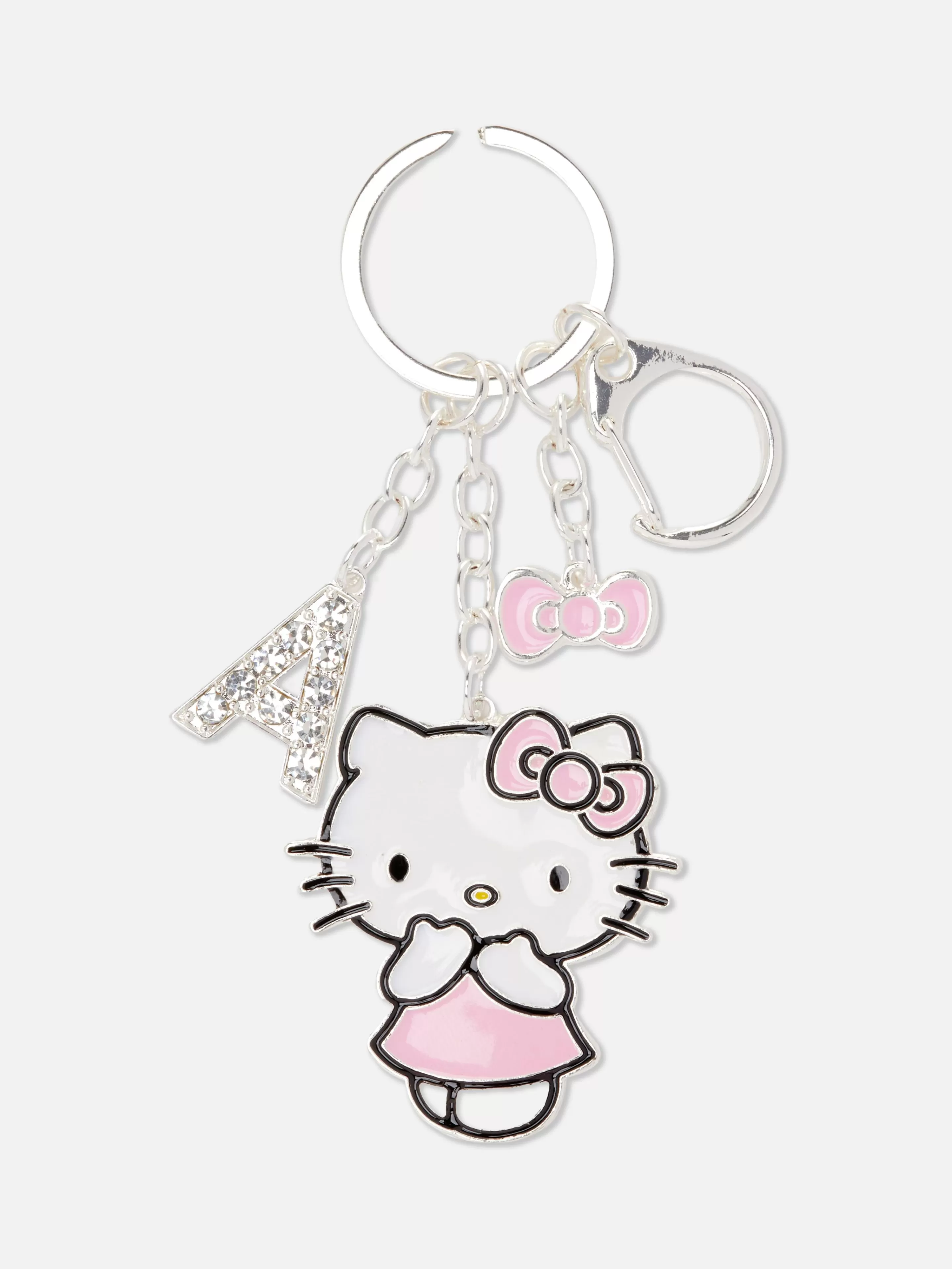 Primark Schmuck | „Hello Kitty“ Schlüsselanhänger Mit Strasssteinen Weiß