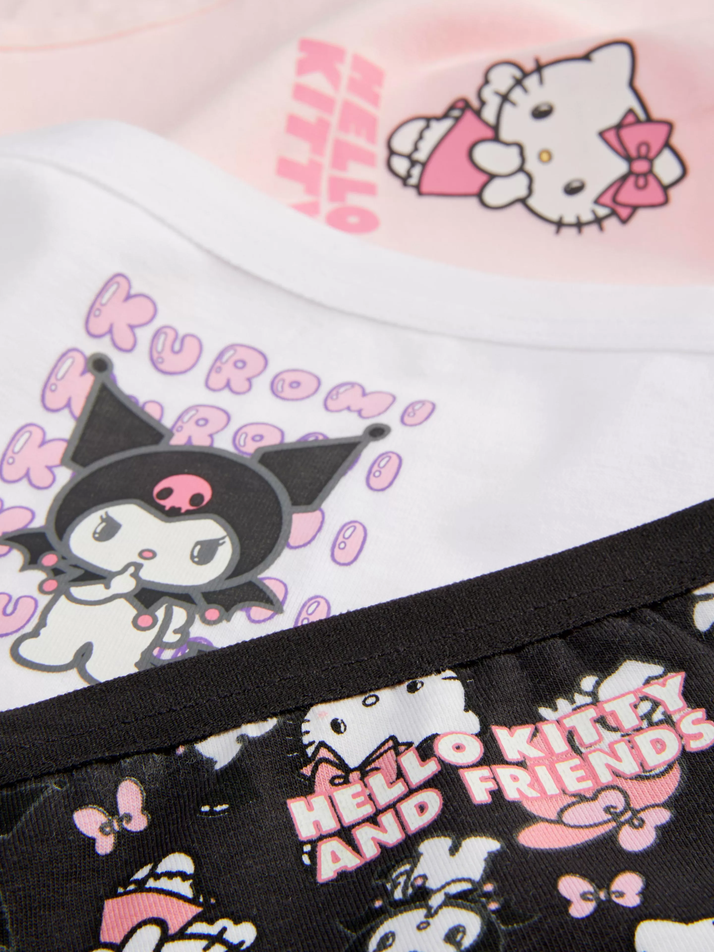 Primark Slips | „Hello Kitty“ Slips Mit Hohem Beinausschnitt, 3er-Pack Rosa