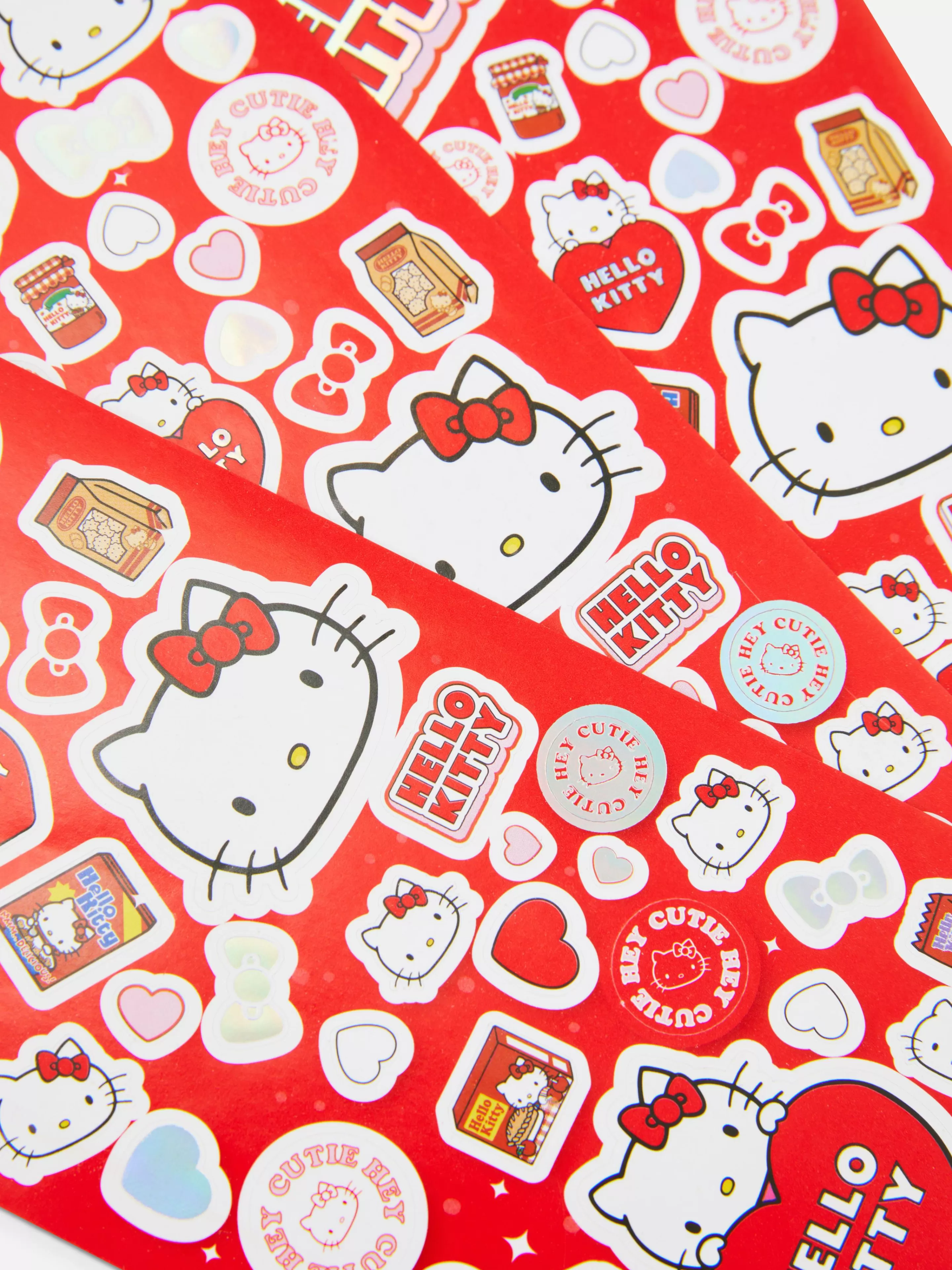 Primark Basteln Und Handarbeiten | „Hello Kitty“ Sticker Zum 50. Jubiläum Rot