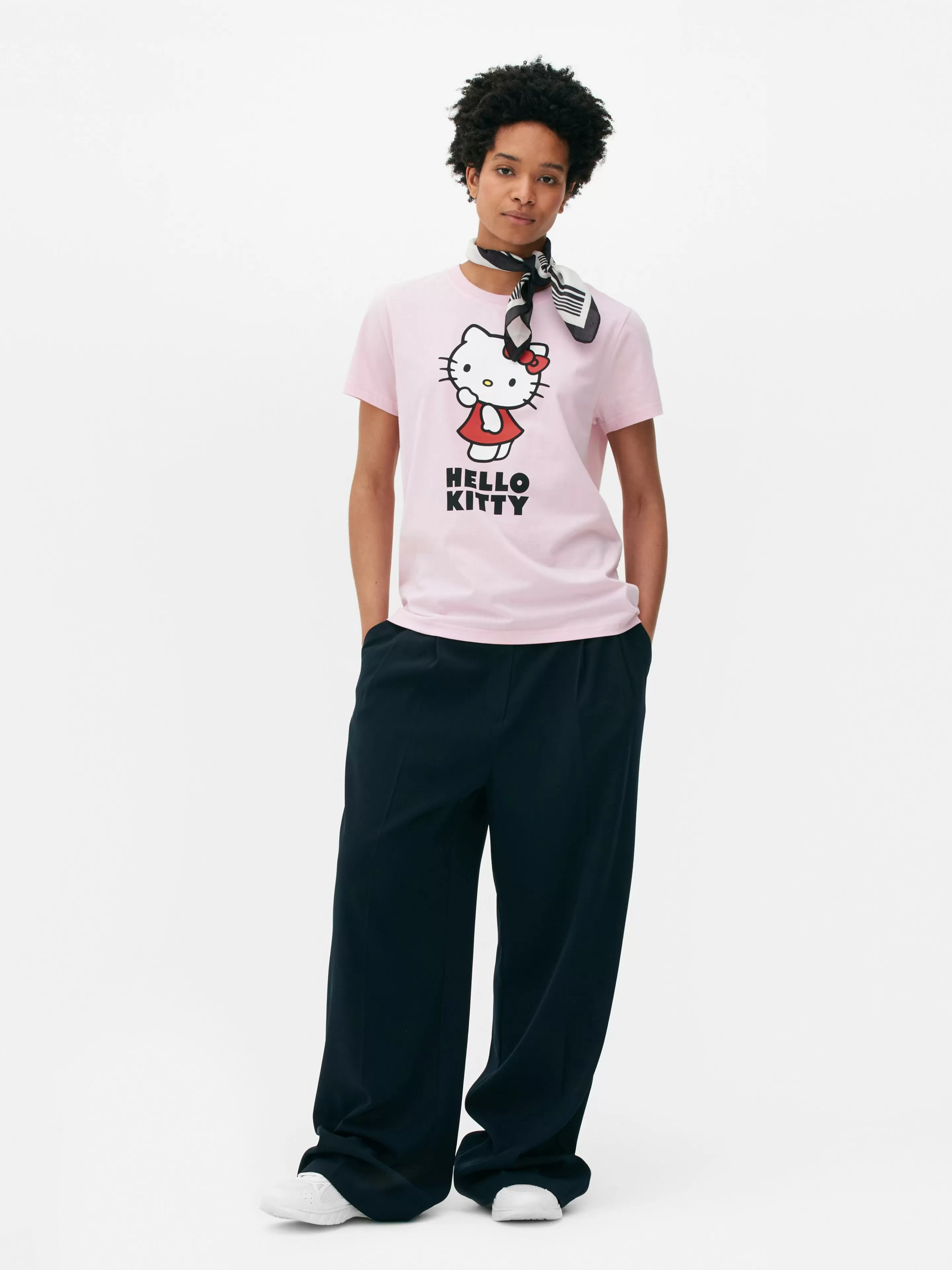 Primark Tops Und T-Shirts | „Hello Kitty“ T-Shirt Mit Grafik Rosa