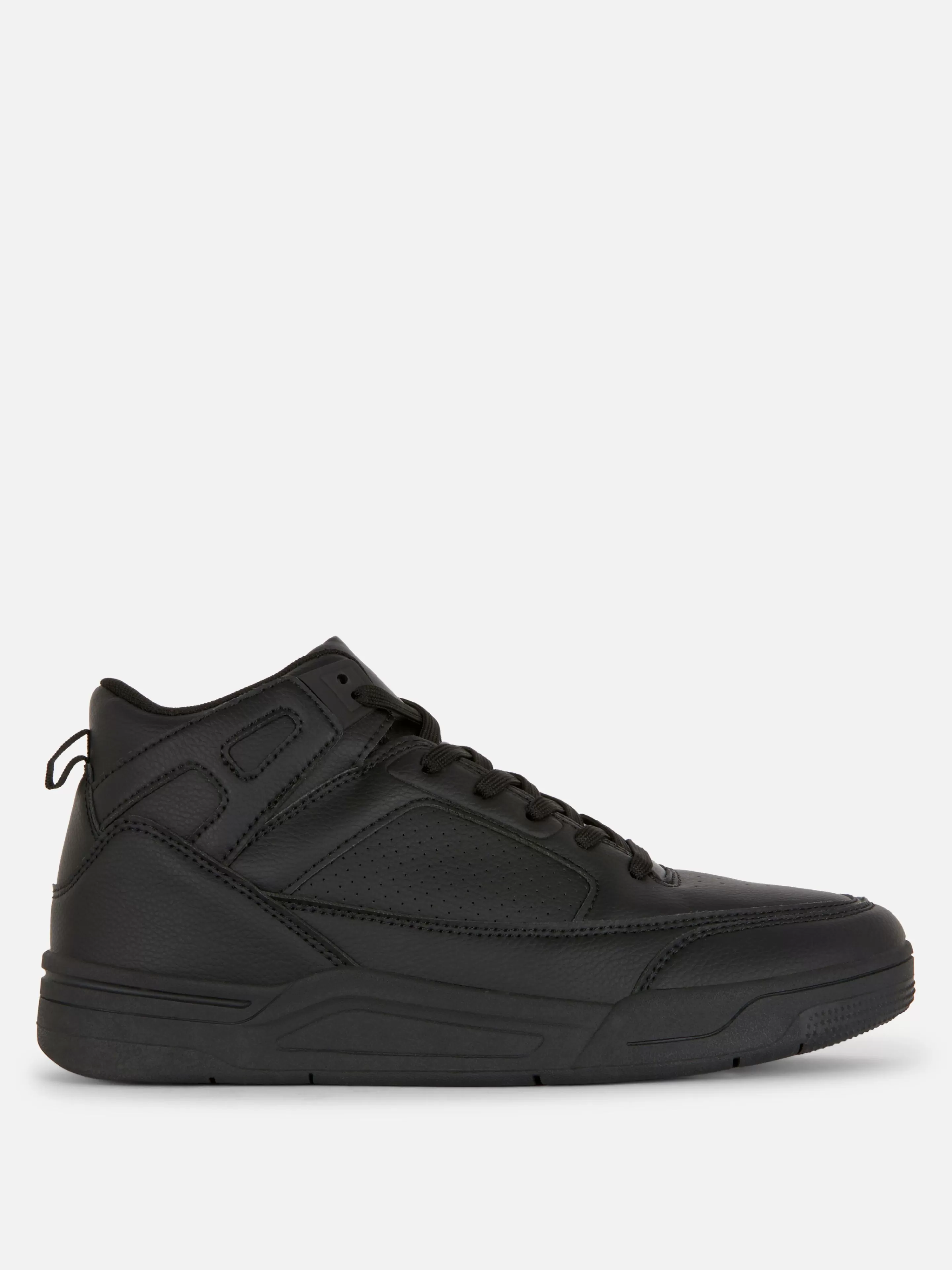 Primark Sneakers | High-Top-Basketball-Sneaker Schwarz