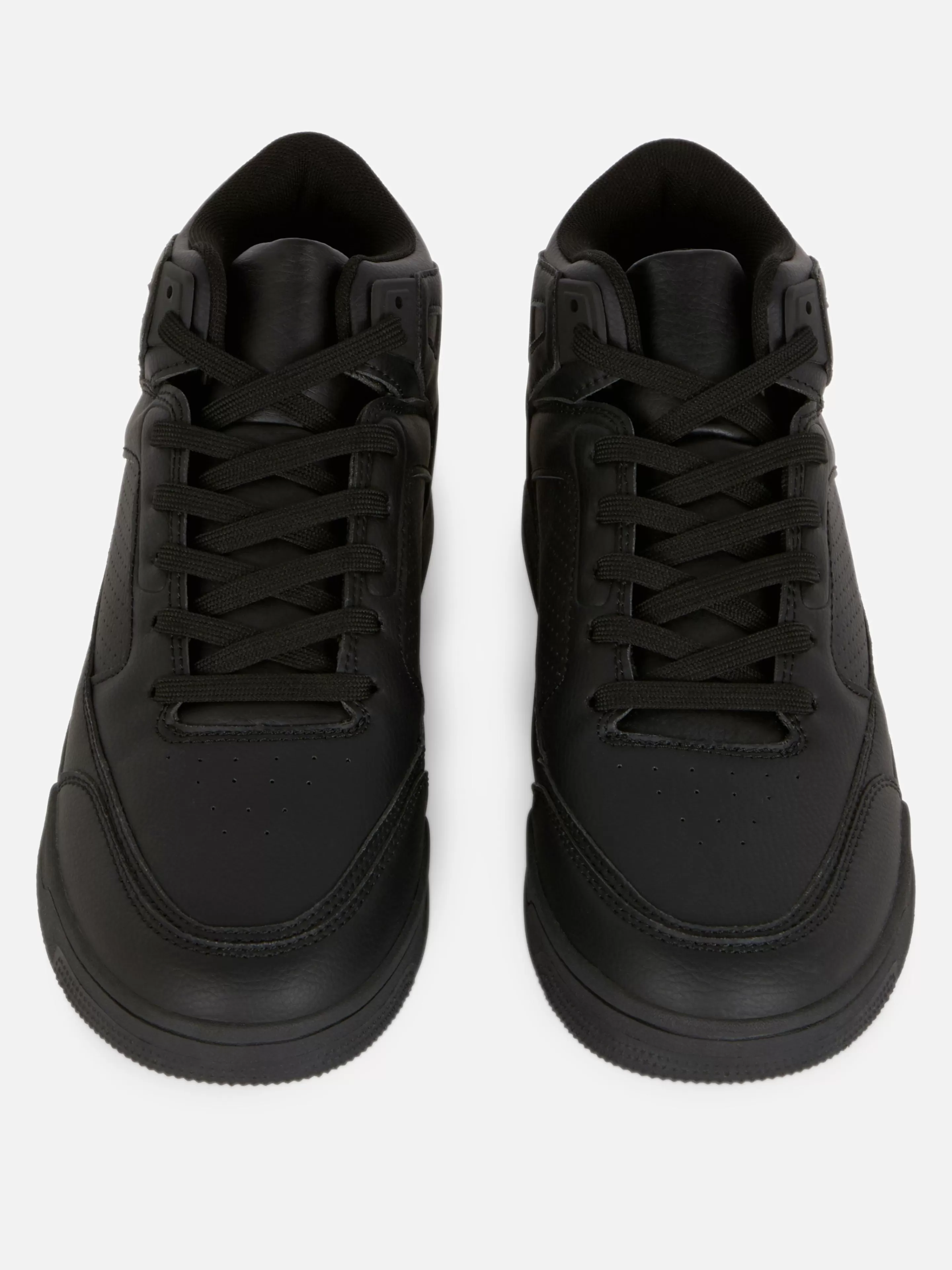 Primark Sneakers | High-Top-Basketball-Sneaker Schwarz