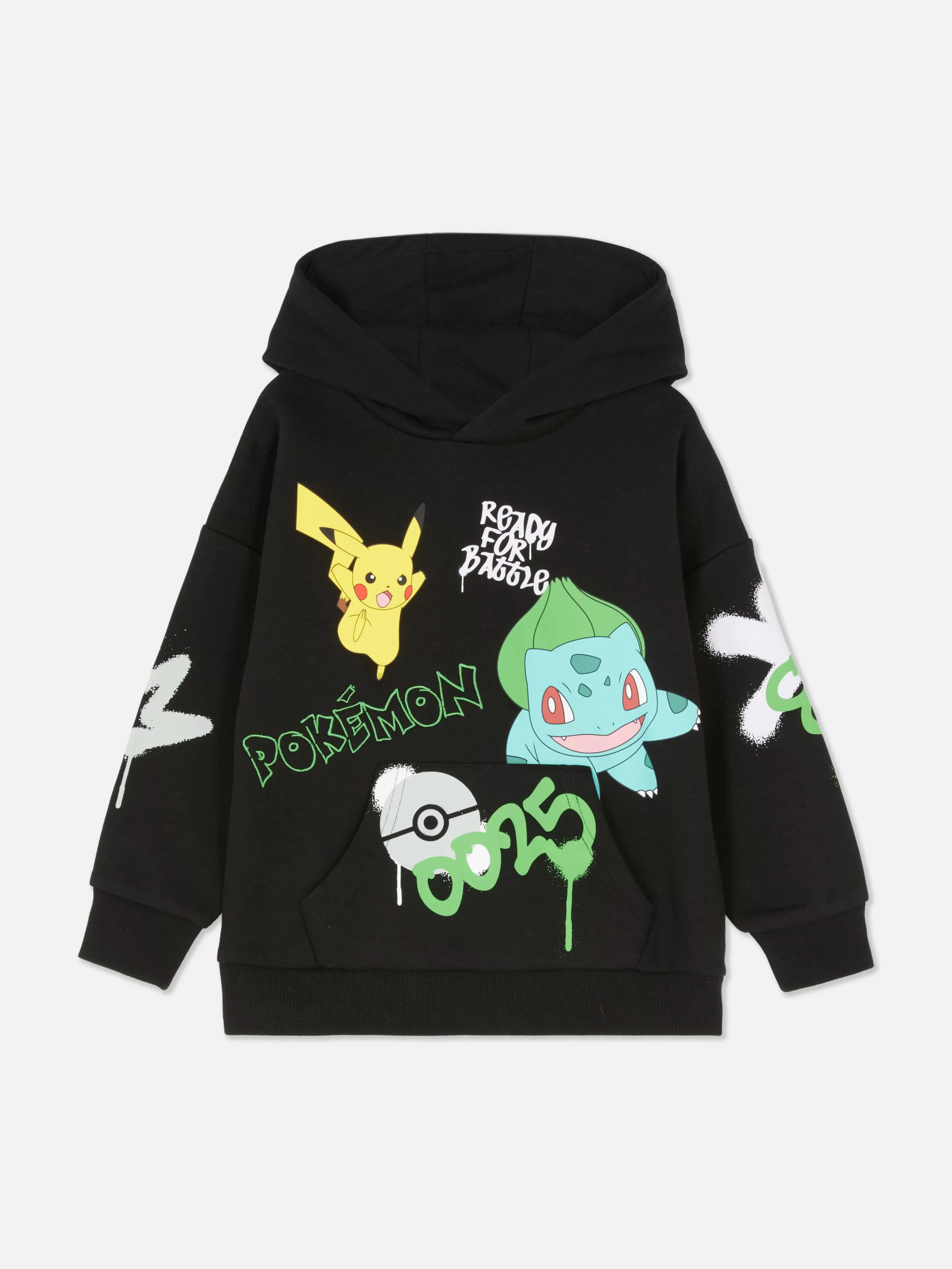 Primark Hoodies Und Sweatshirts | Hoodie Mit „Pokémon“ Grafik Zum Kombinieren Schwarz