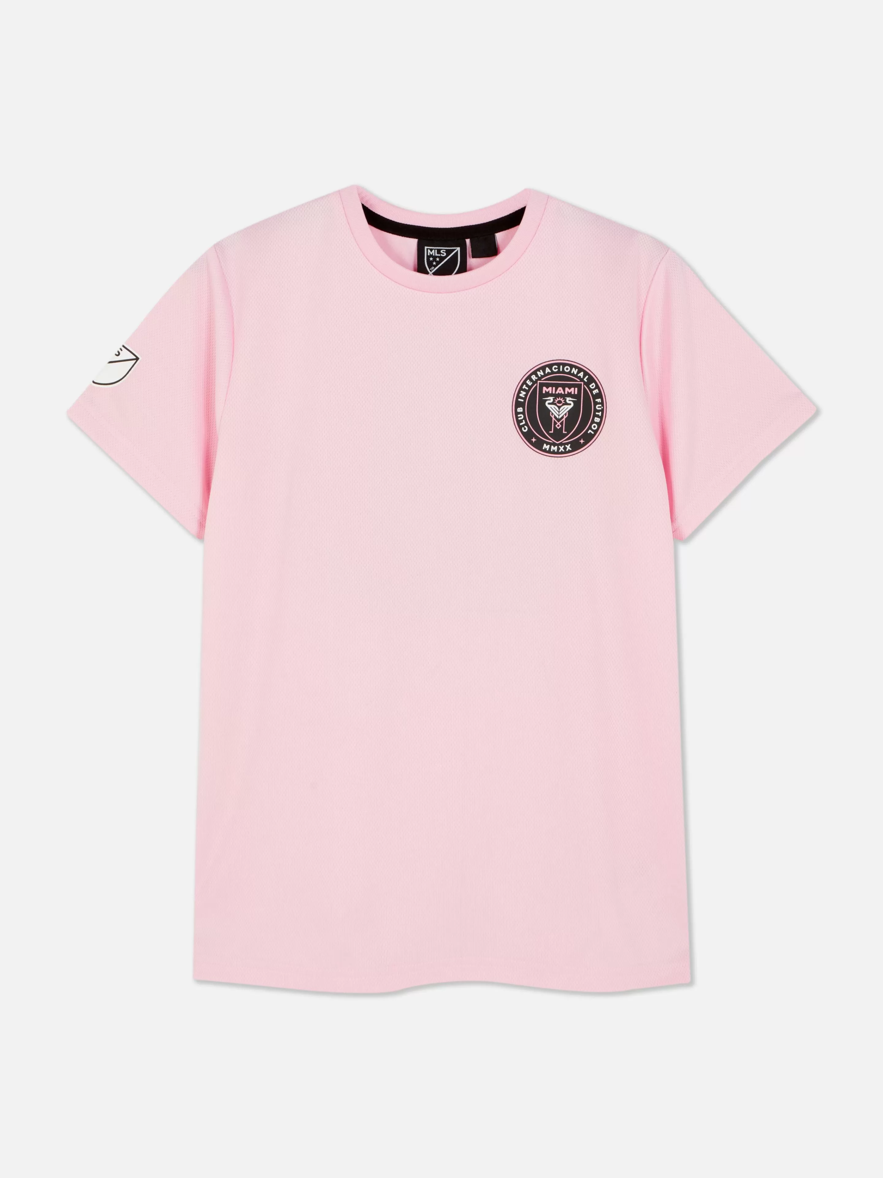 Primark Tops Und T-Shirts | „Inter Miami“ T-Shirt Mit Grafik Rosa