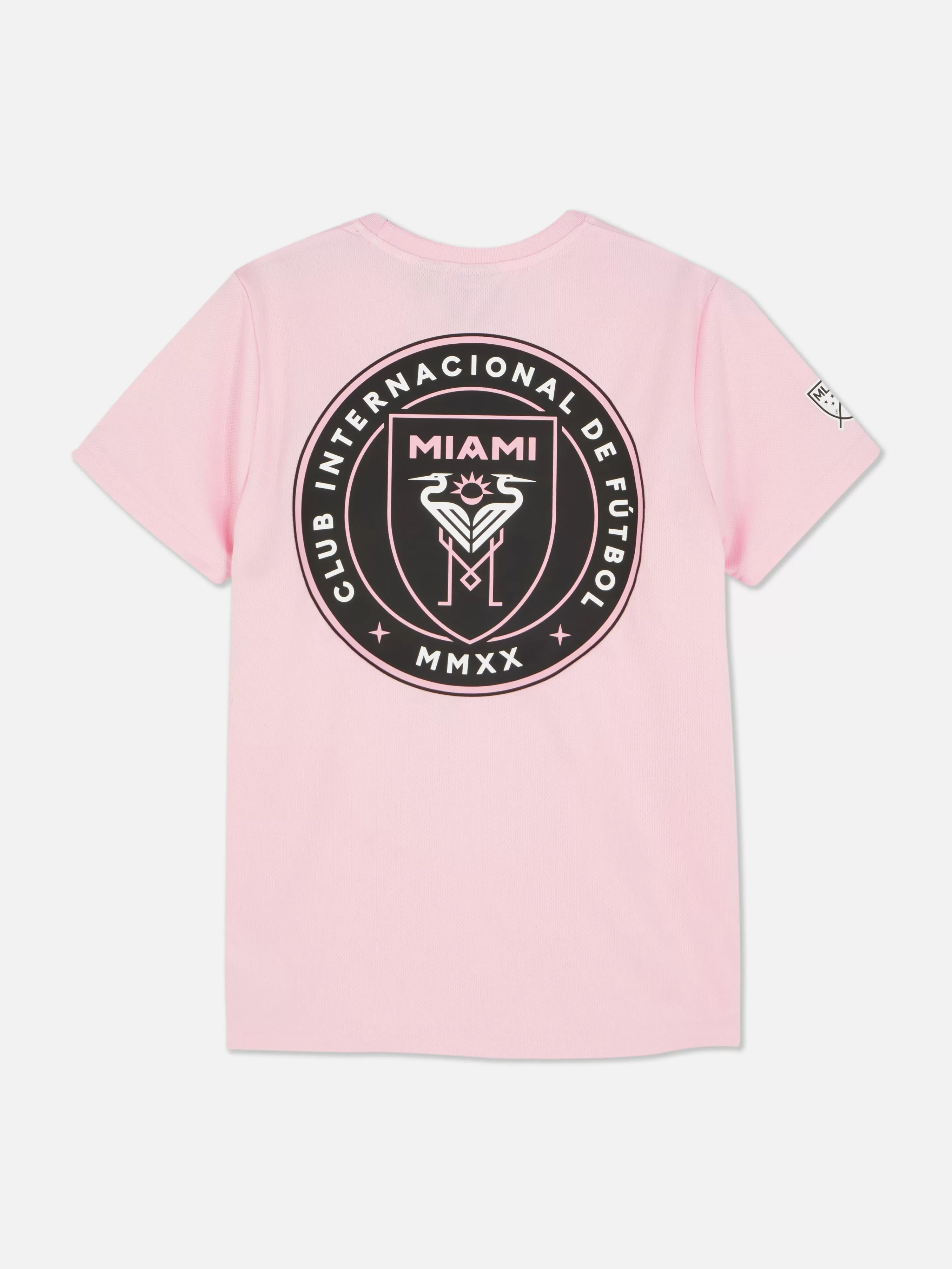 Primark Tops Und T-Shirts | „Inter Miami“ T-Shirt Mit Grafik Rosa