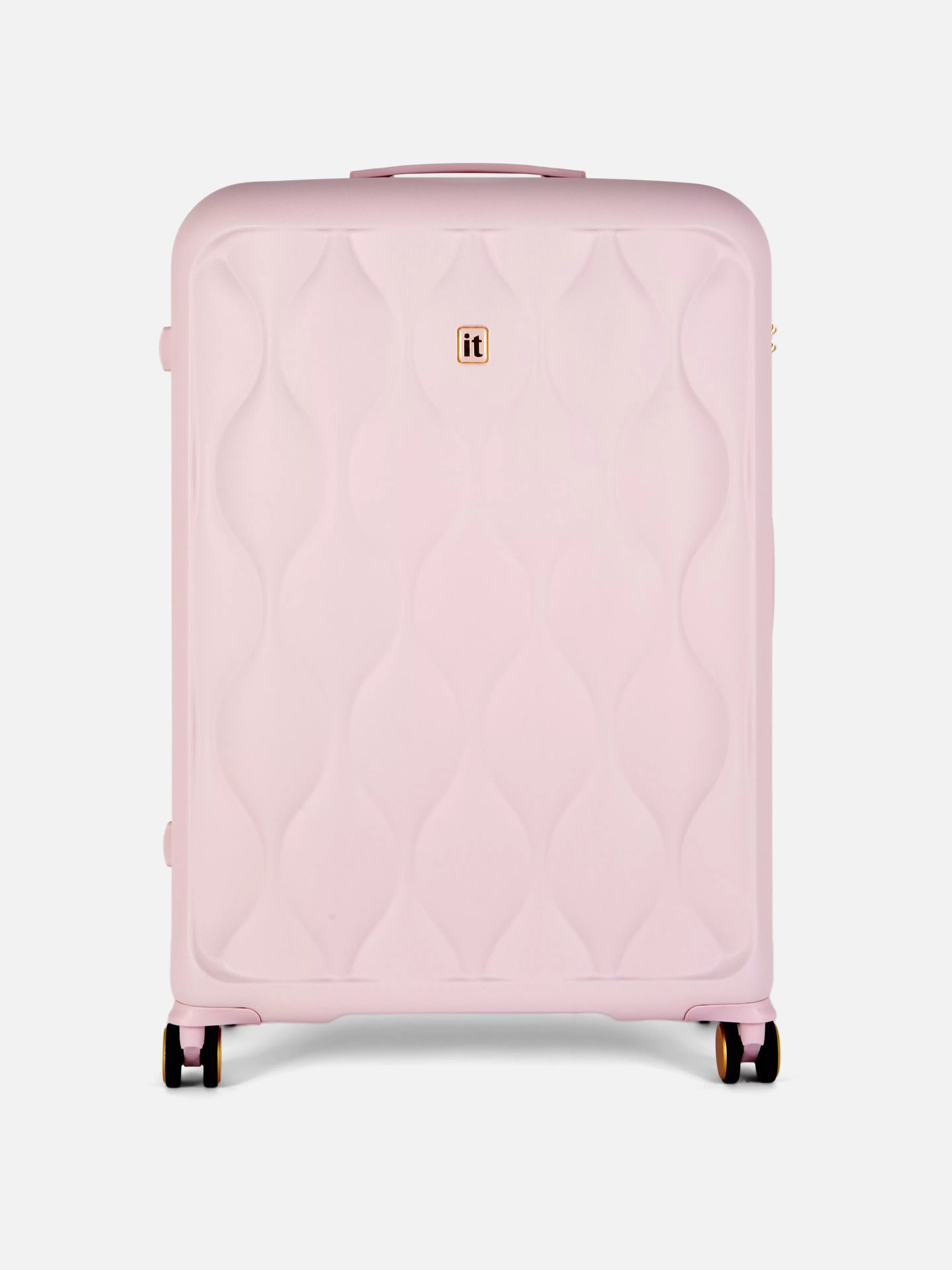 Primark Koffer Und Reisegepäck | „it Luggage“ Gesteppter Koffer Mit 8 Rollen Rosa