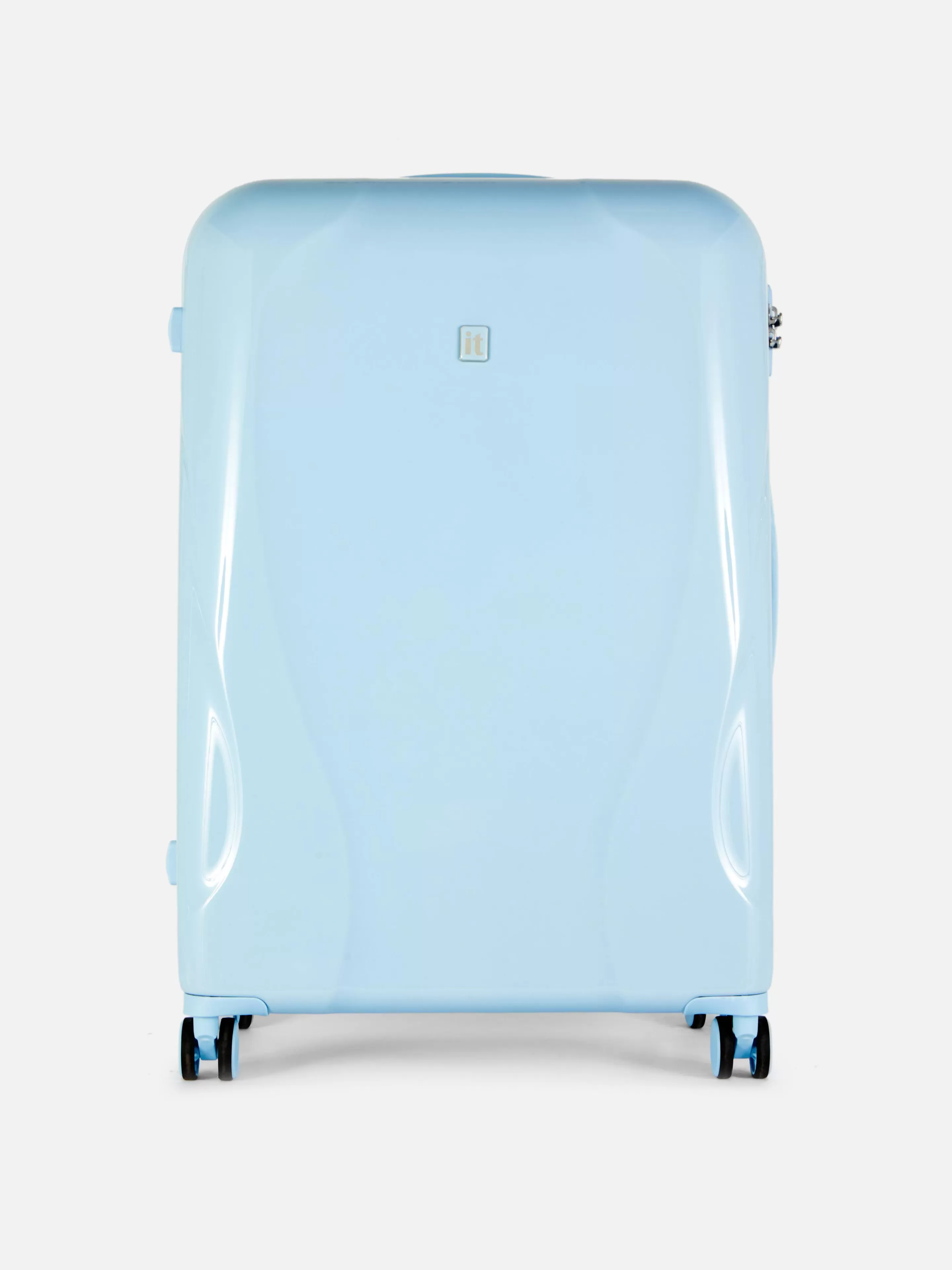 Primark Koffer Und Reisegepäck | „it Luggage“ Hartschalenkoffer Mit 4 Rollen Blau