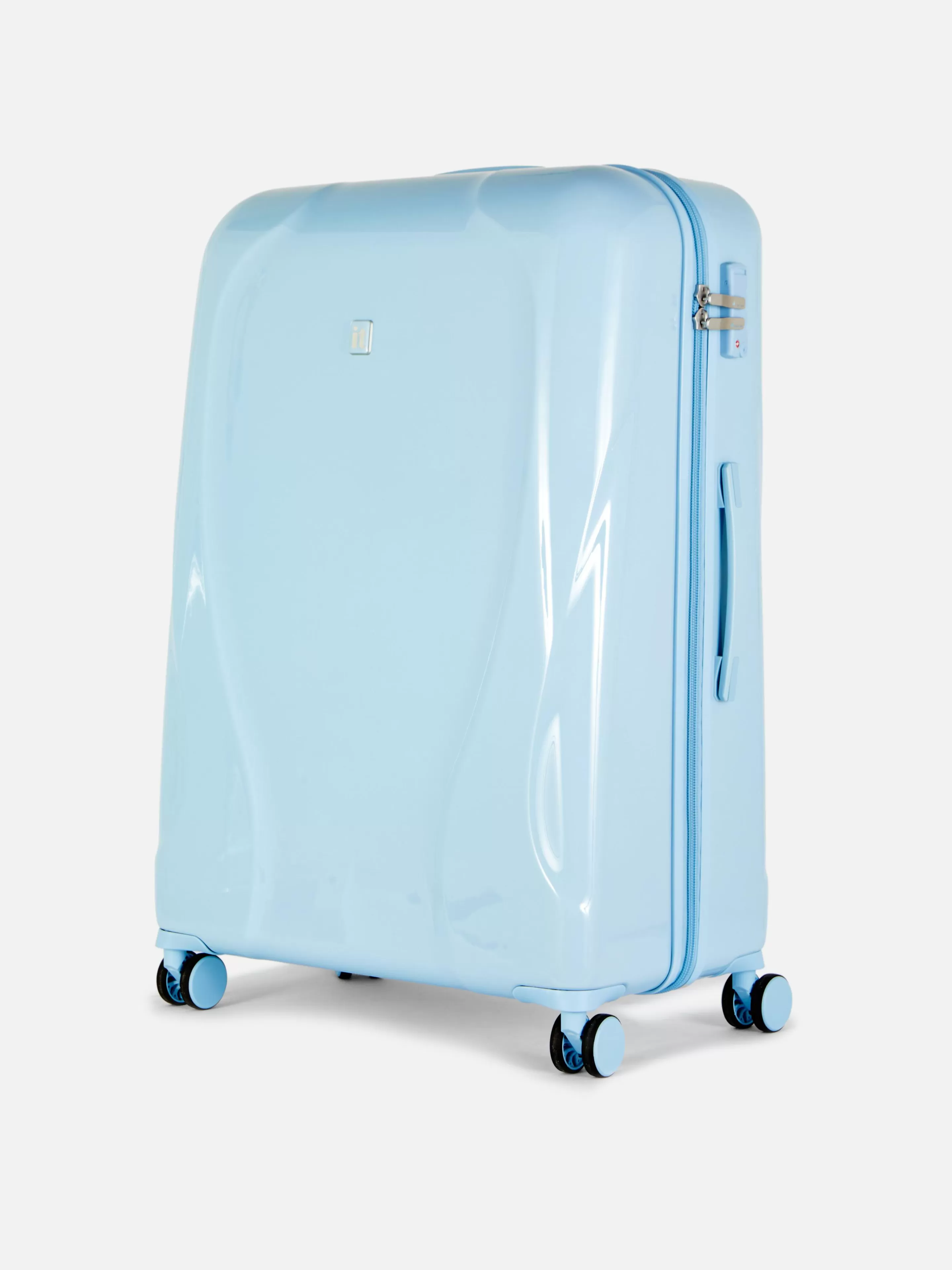 Primark Koffer Und Reisegepäck | „it Luggage“ Hartschalenkoffer Mit 4 Rollen Blau