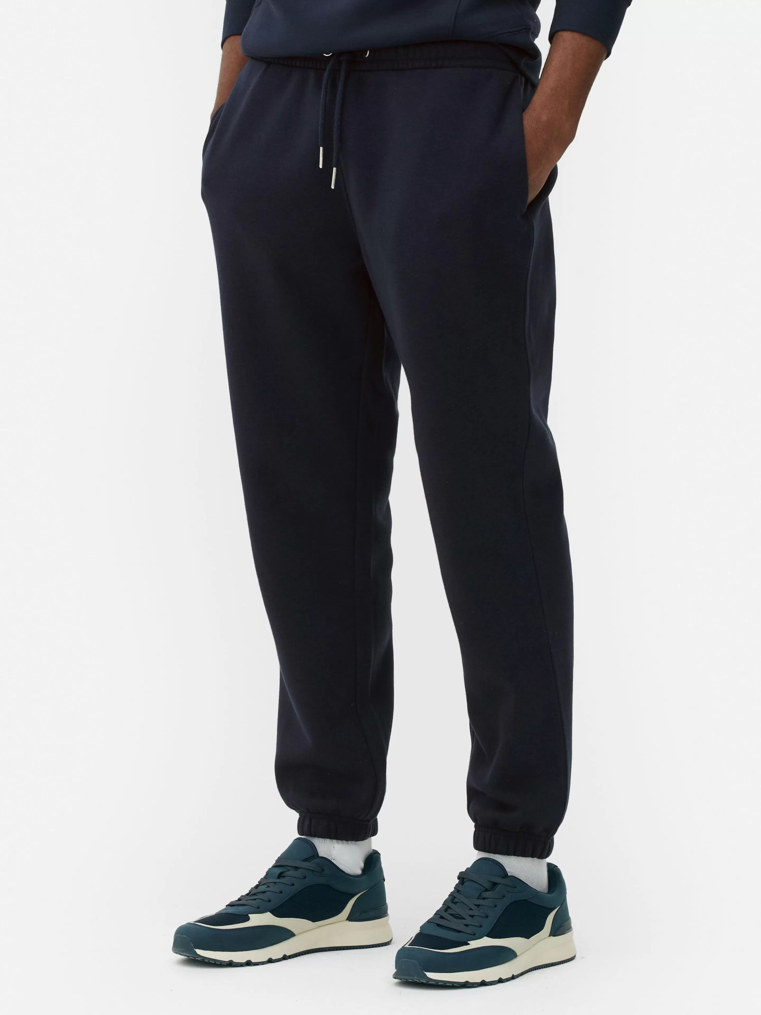 Primark Jogginghosen | Jogginghose Mit Elastischem Bund Und Bündchen Marineblau