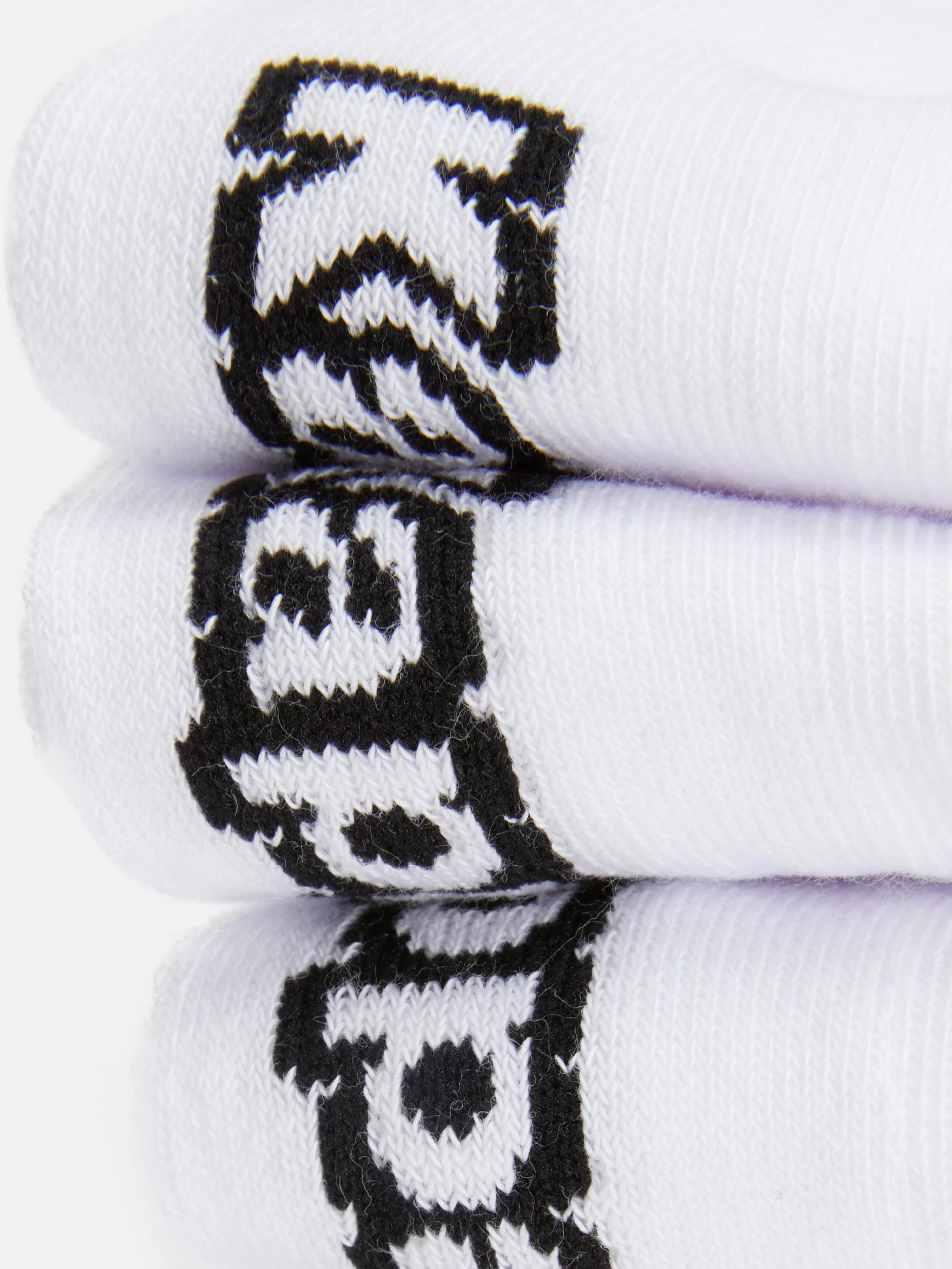 Primark Socken | „Kappa X “ Crew-Socken, 3er-Pack Weiß