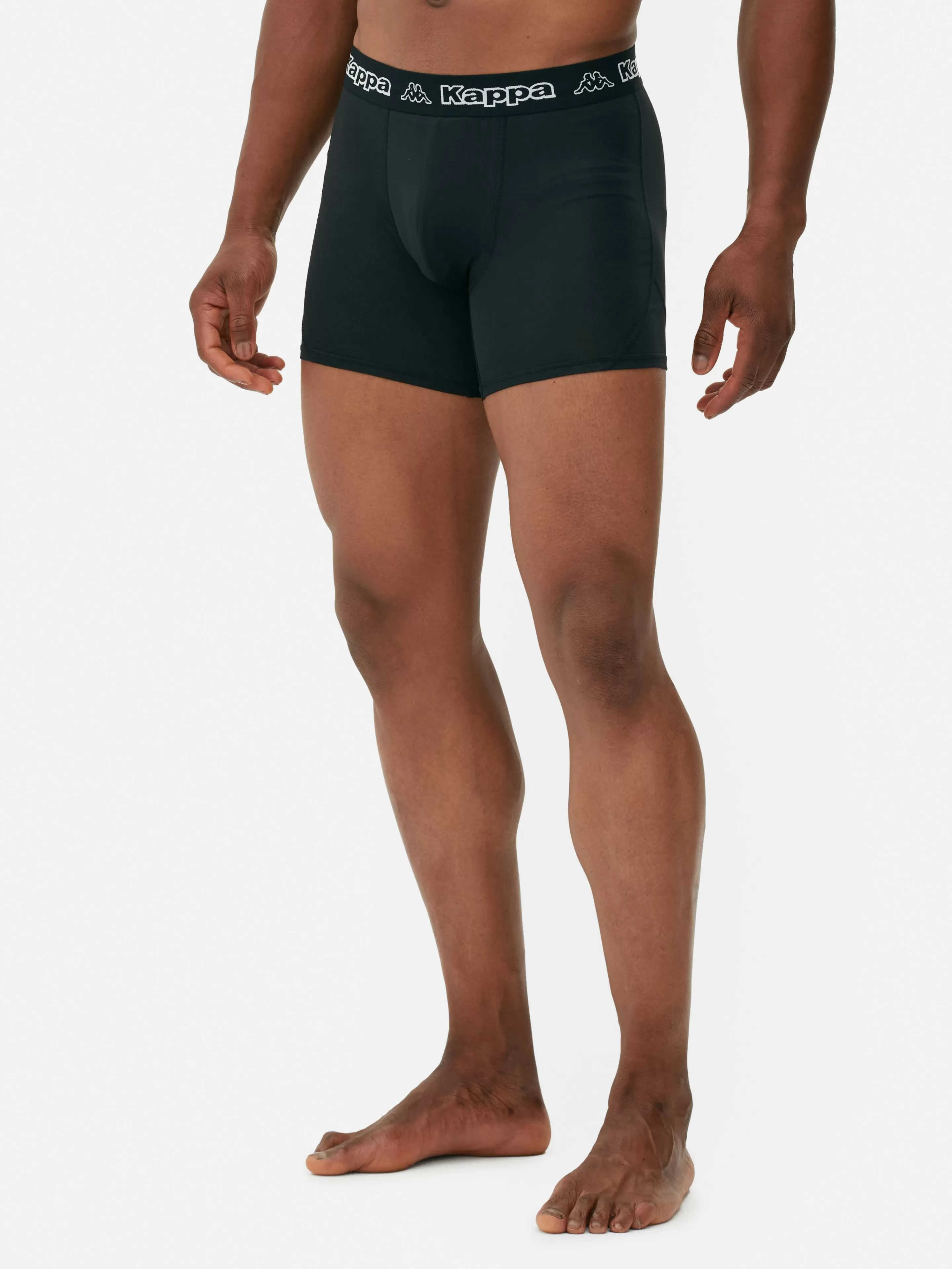 Primark Sportbekleidung | „Kappa X “ Unterhosen, 3er-Pack Schwarz