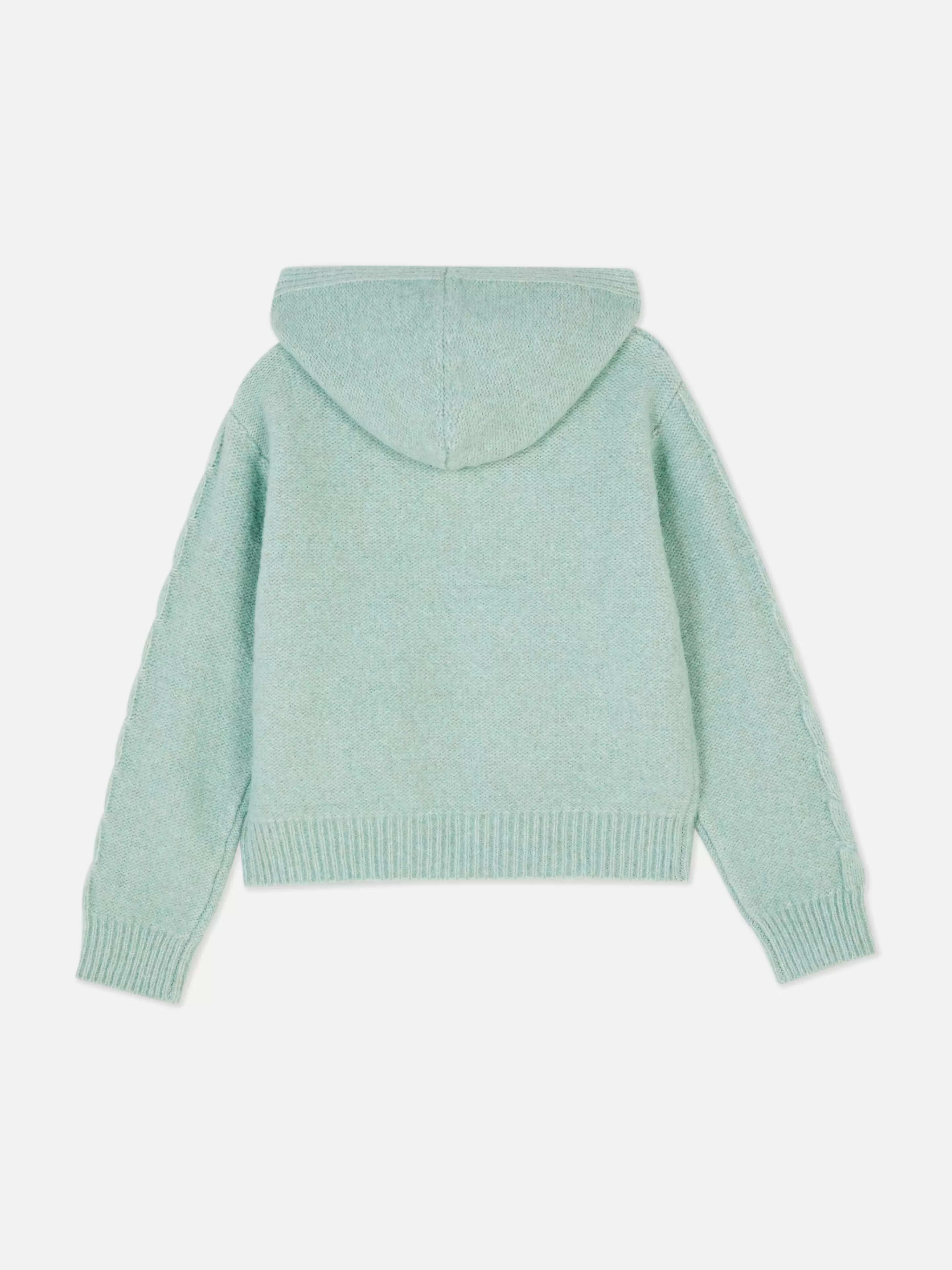 Primark Pullover Und Cardigans | Kapuzenpullover Mit Zopfstrickmuster Grün