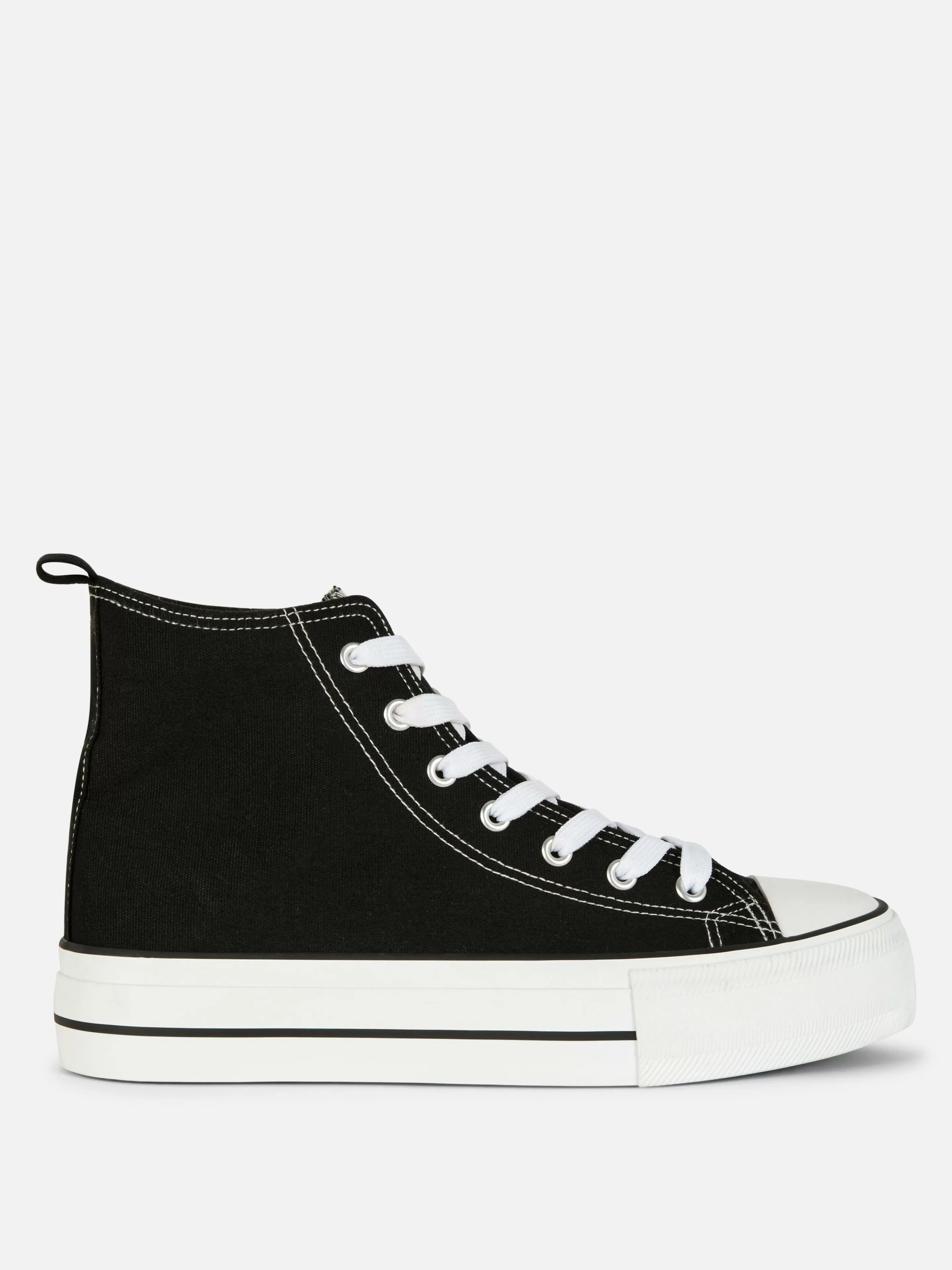 Primark Sneakers | Klassische Canvas-Sneakers Schwarz