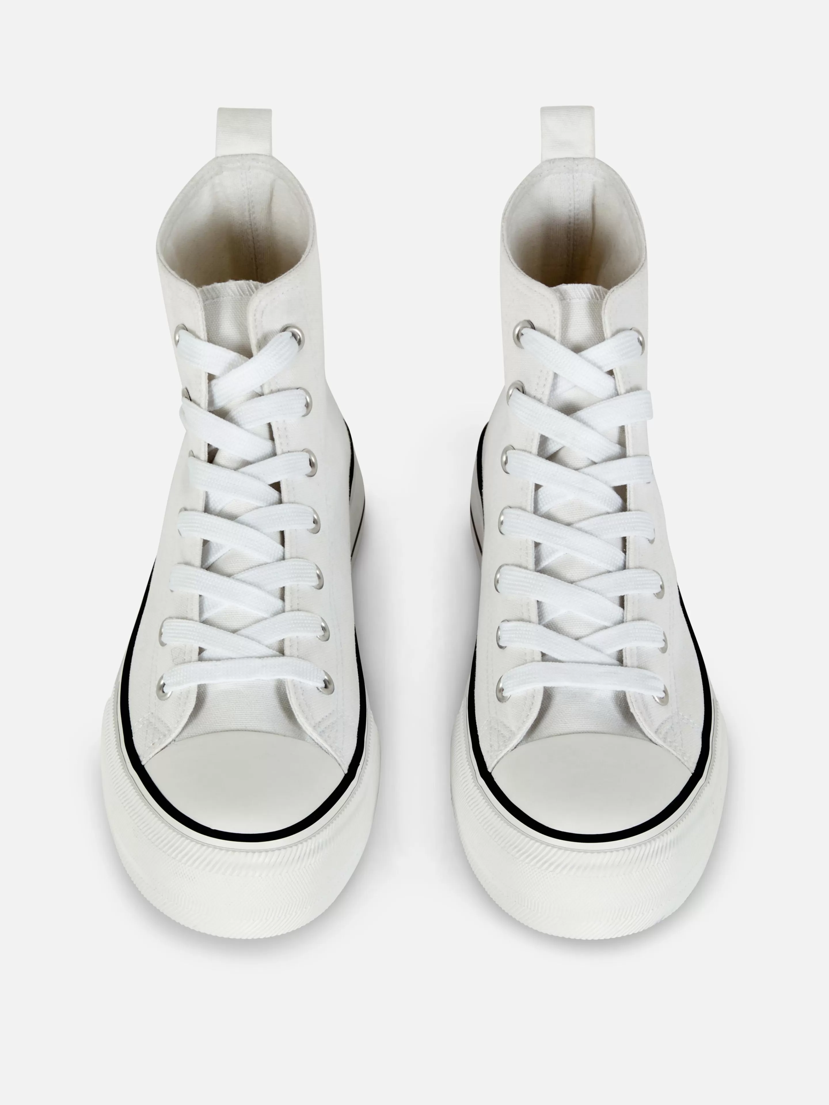 Primark Sneakers | Klassische Canvas-Sneakers Weiß