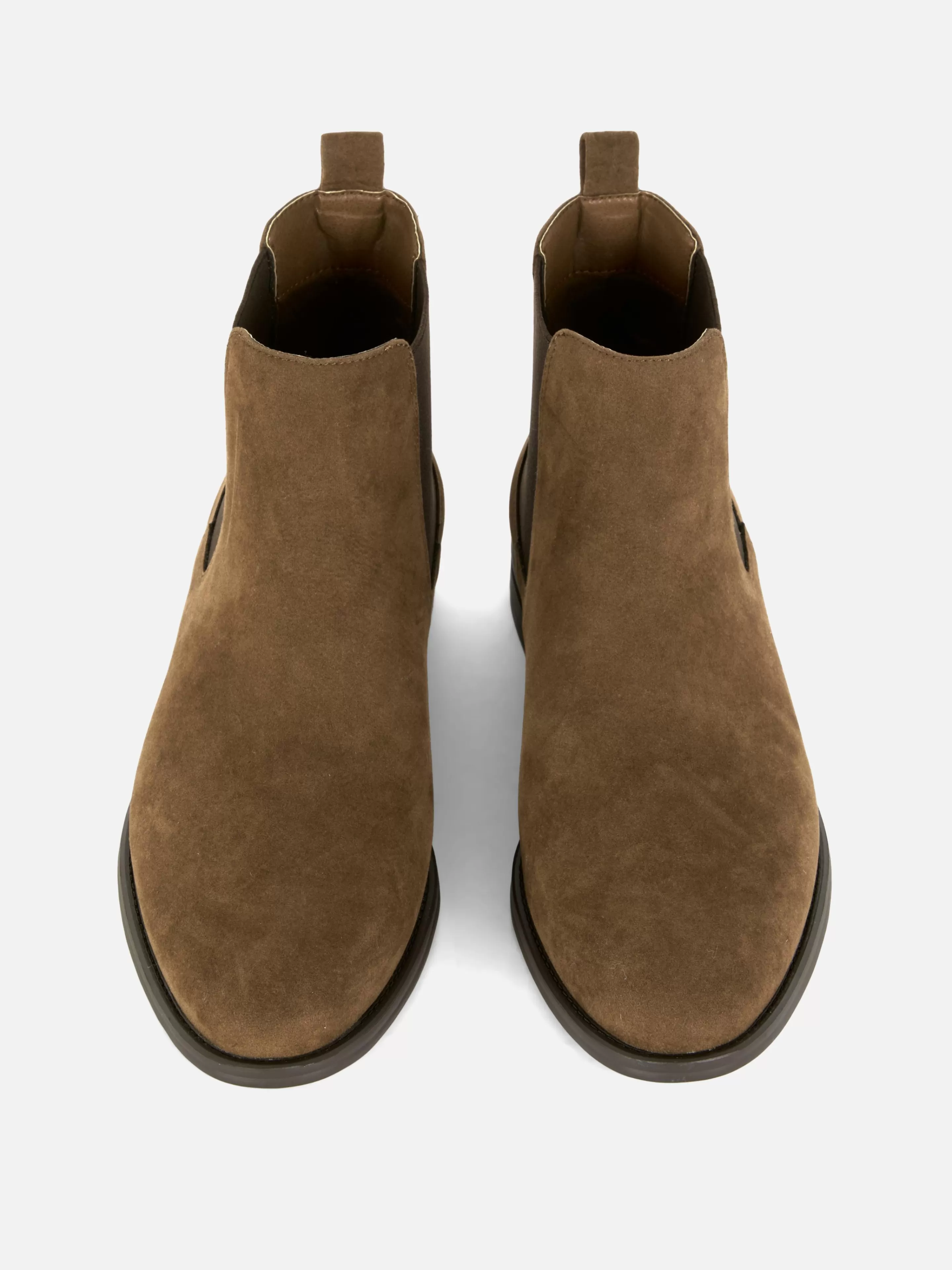 Primark Stiefel | Klassische Chelsea Boots Aus Wildlederimitat Braun