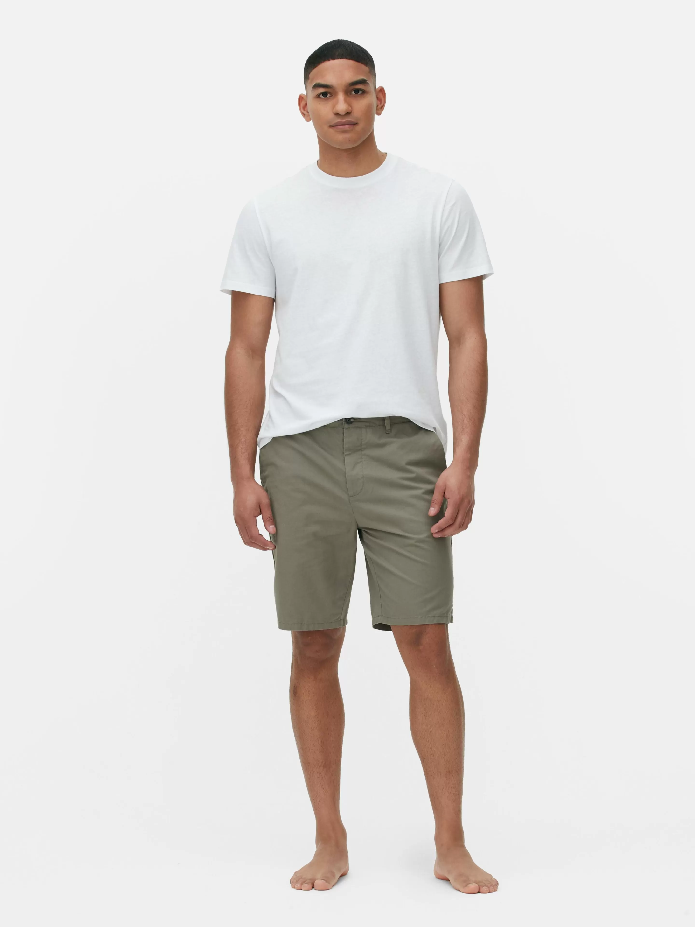 Primark Shorts | Klassische Chino-Shorts Khakifarben