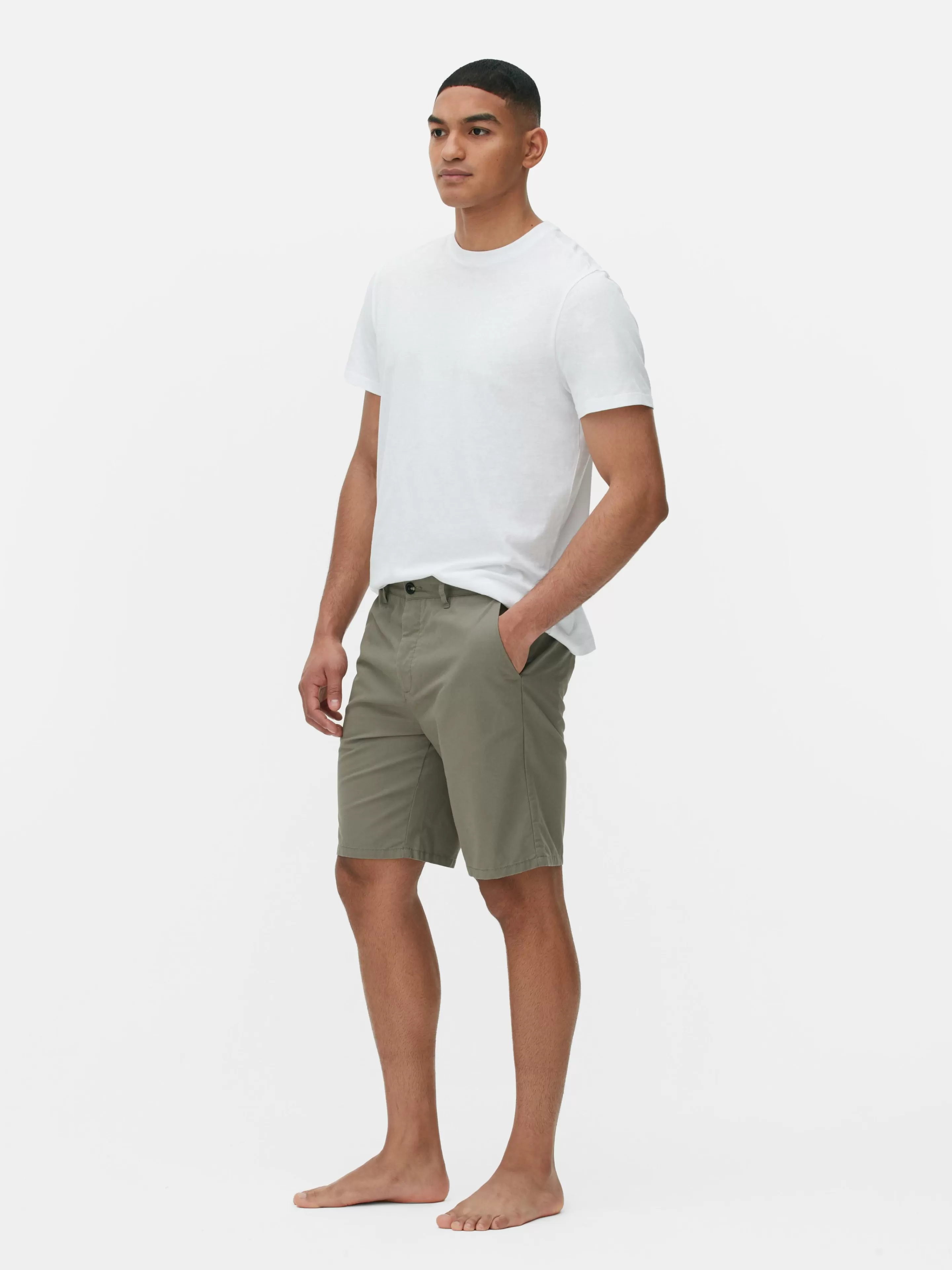 Primark Shorts | Klassische Chino-Shorts Khakifarben