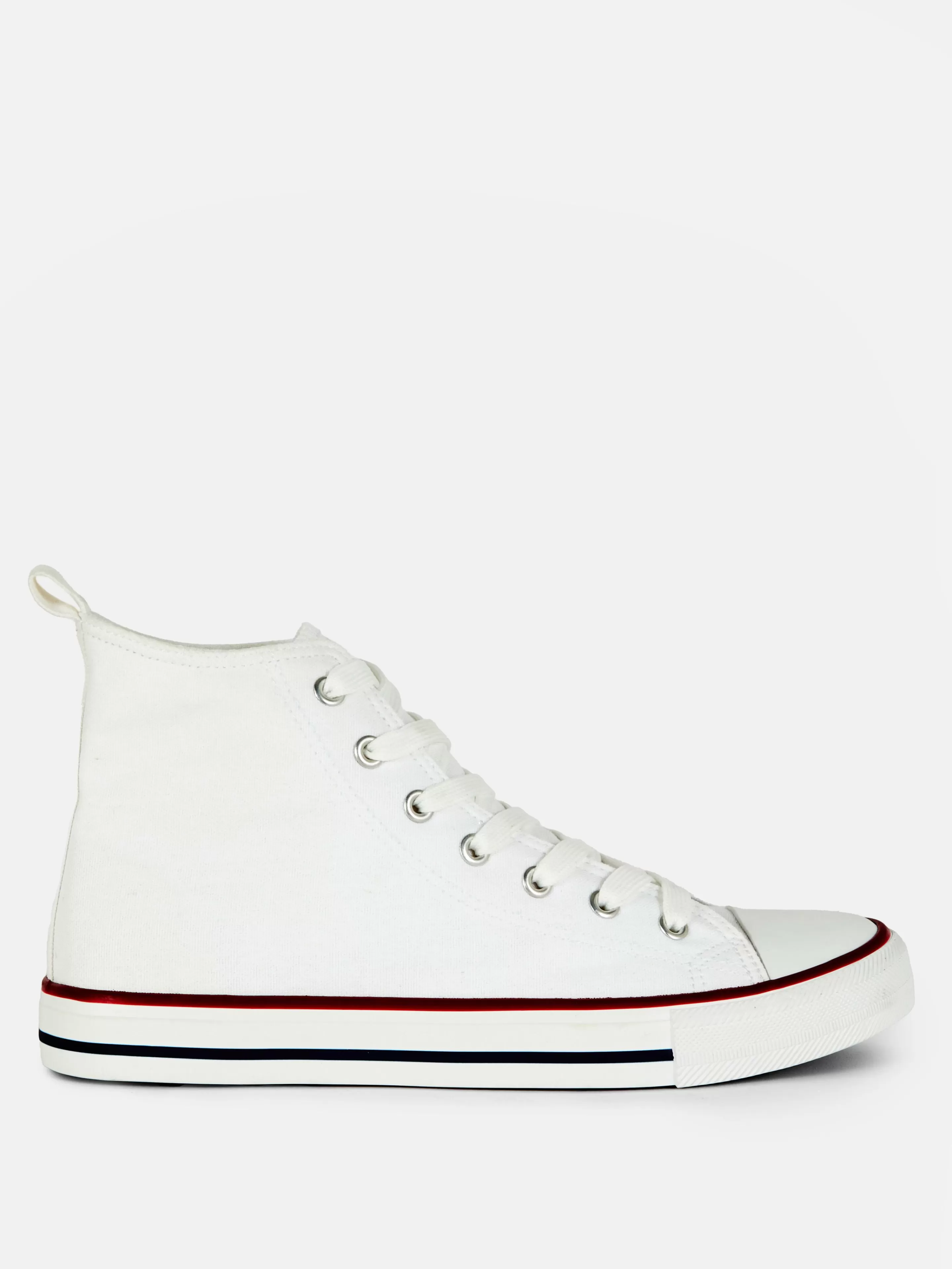 Primark Sneakers | Klassische High-Top-Sneaker Aus Canvas Weiß