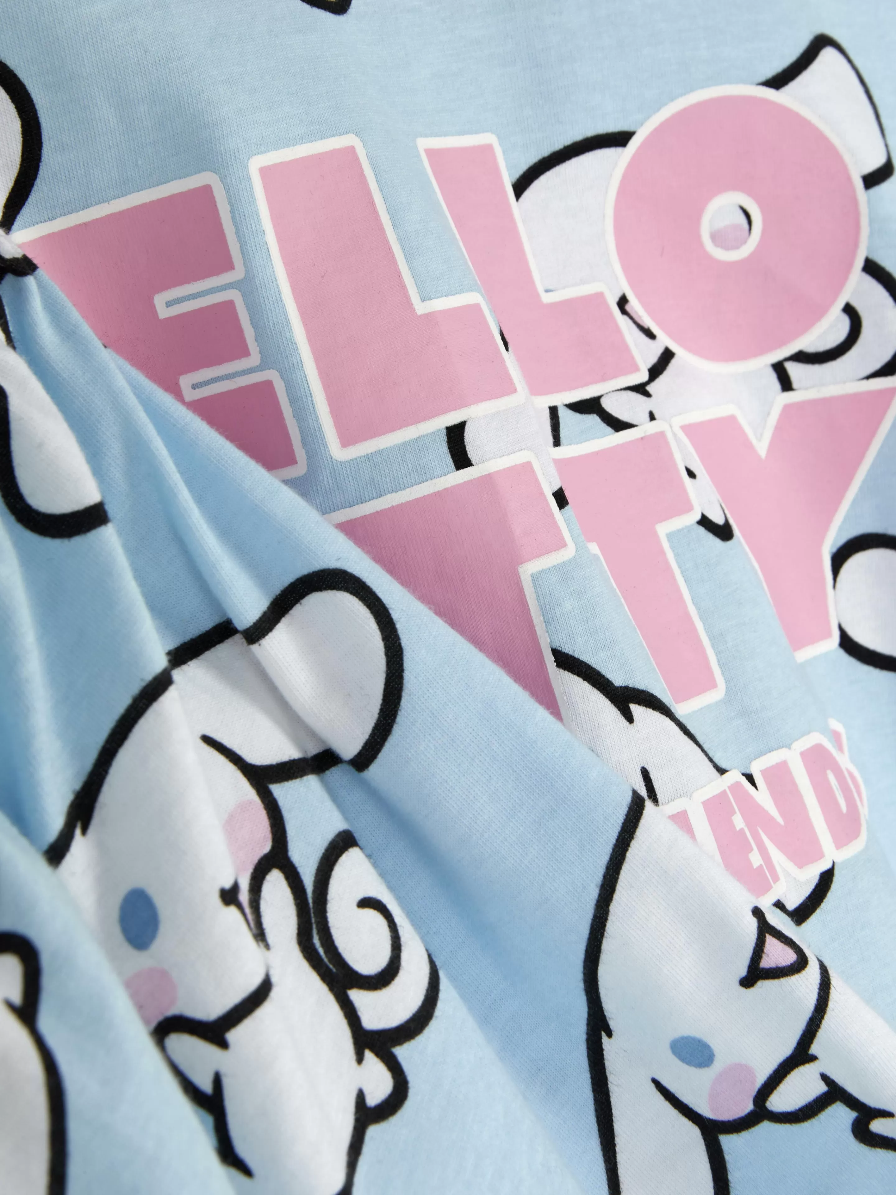 Primark Schlafanzüge | Kurzer „Hello Kitty And Friends“ Schlafanzug Blau