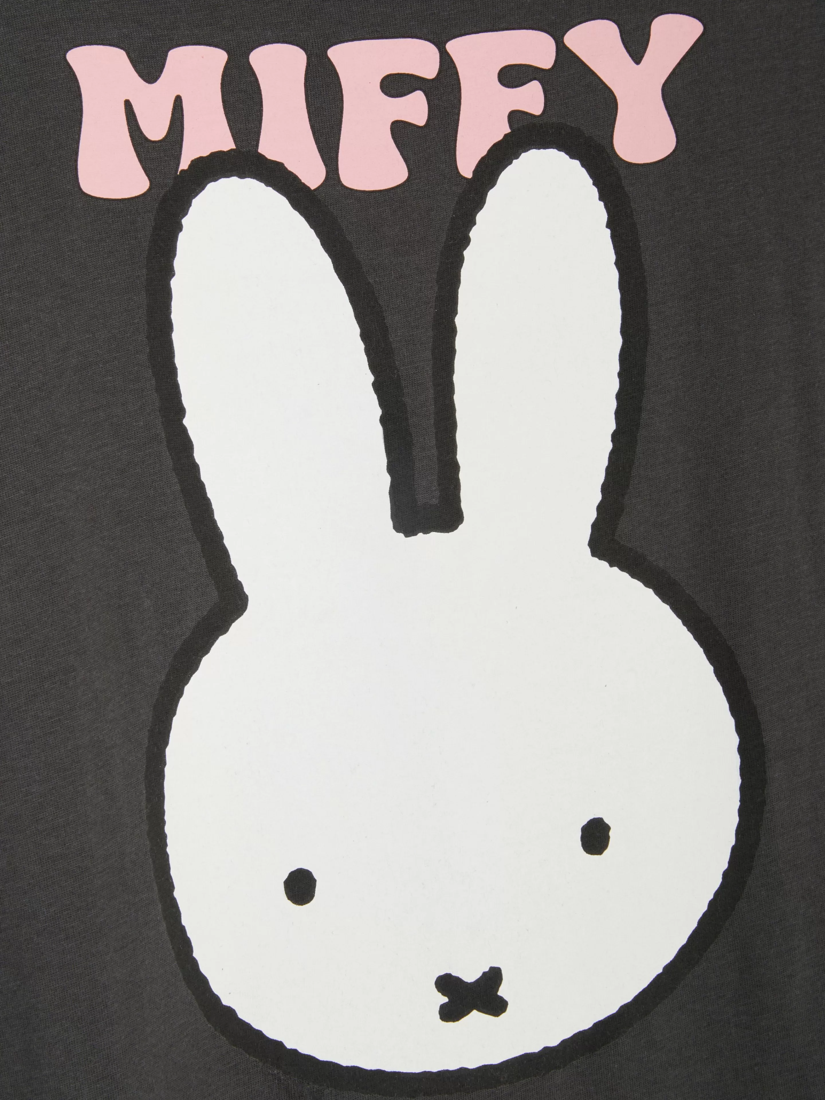 Primark Schlafshirts Und Nachthemden | Langes „Miffy“ Nachthemd Anthrazitfarben