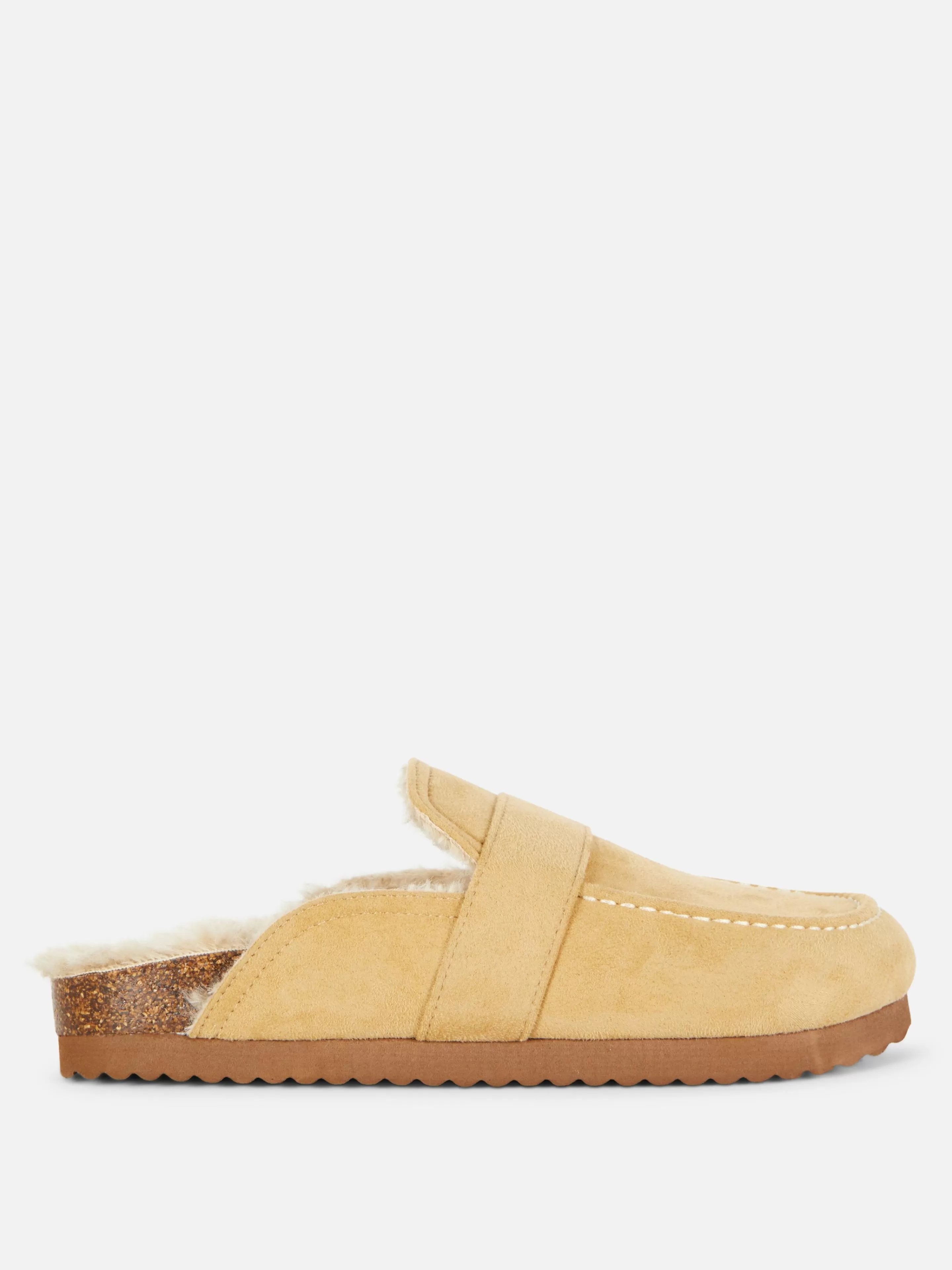 Primark Hausschuhe | Hausschuhe | Loafer Mit Kunstfellfutter Beige