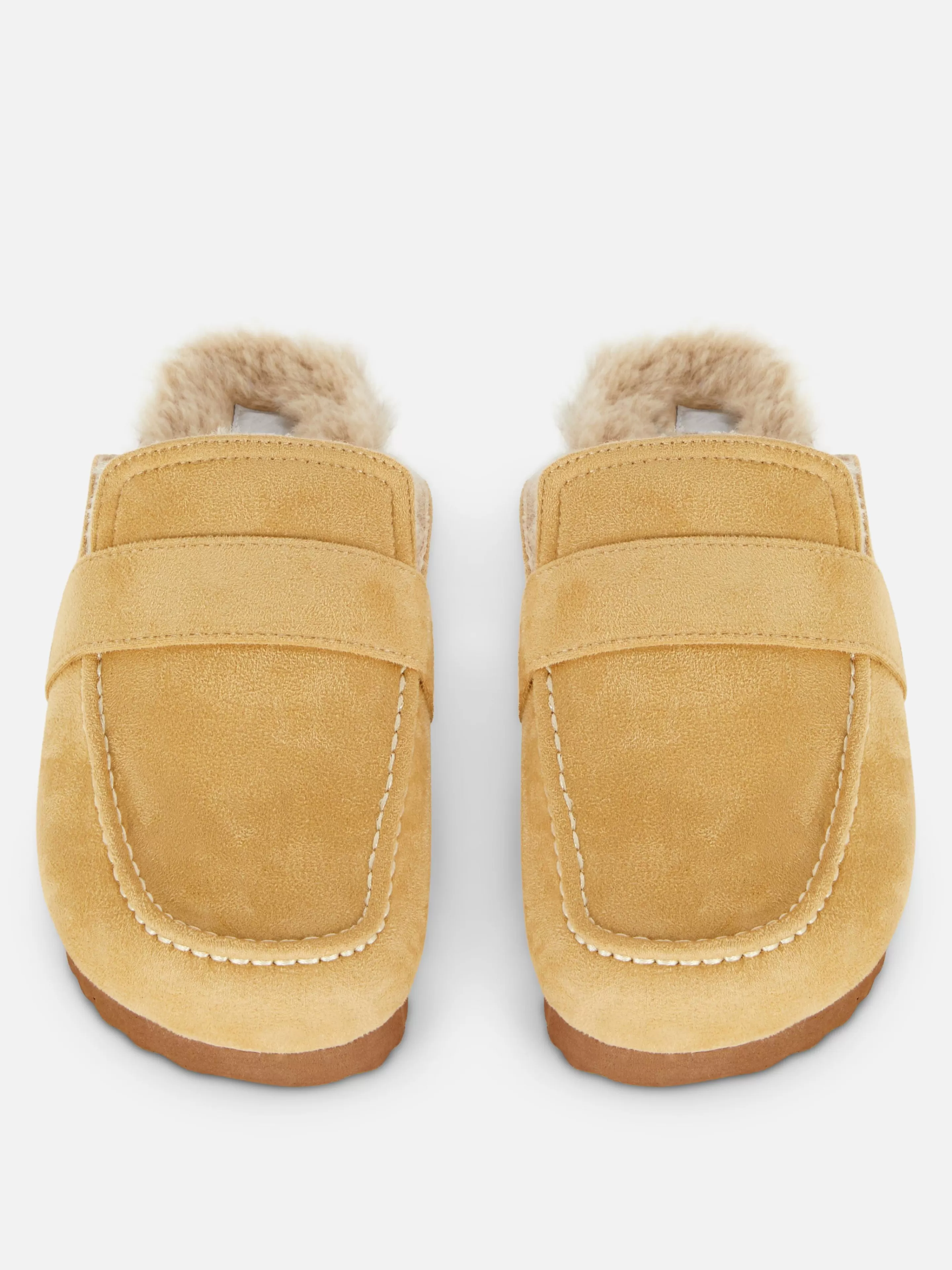 Primark Hausschuhe | Hausschuhe | Loafer Mit Kunstfellfutter Beige