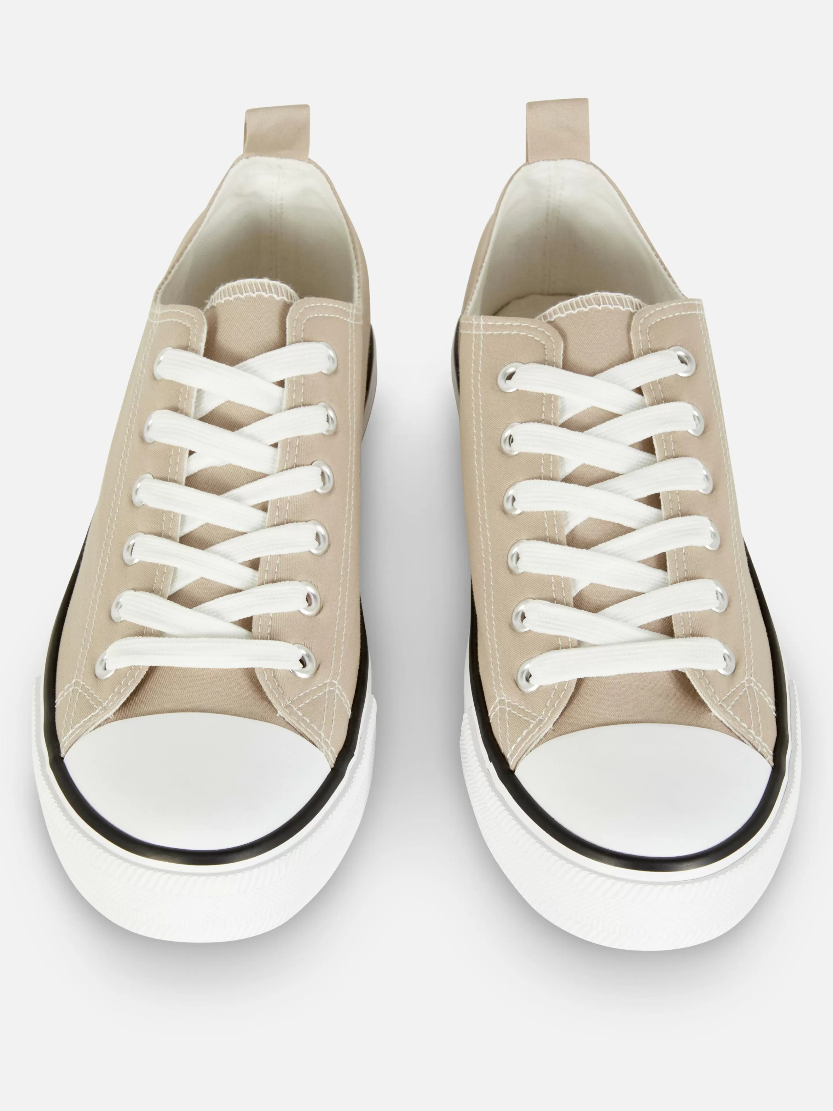 Primark Sneakers | Low-Top-Sneaker Aus Canvas Naturfarben