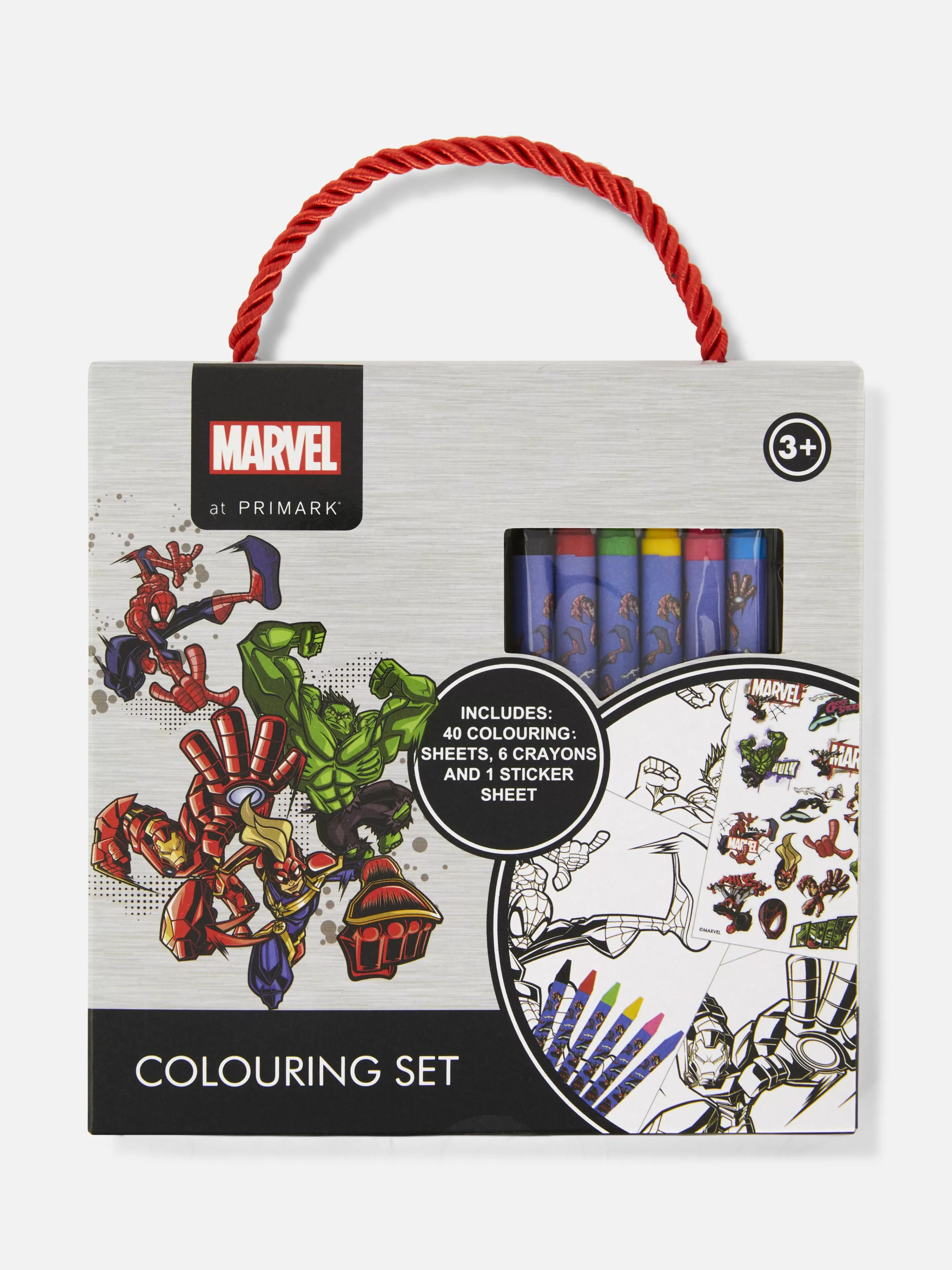 Primark Basteln Und Handarbeiten | „Marvel Avengers“ Malset Zum Mitnehmen Rot