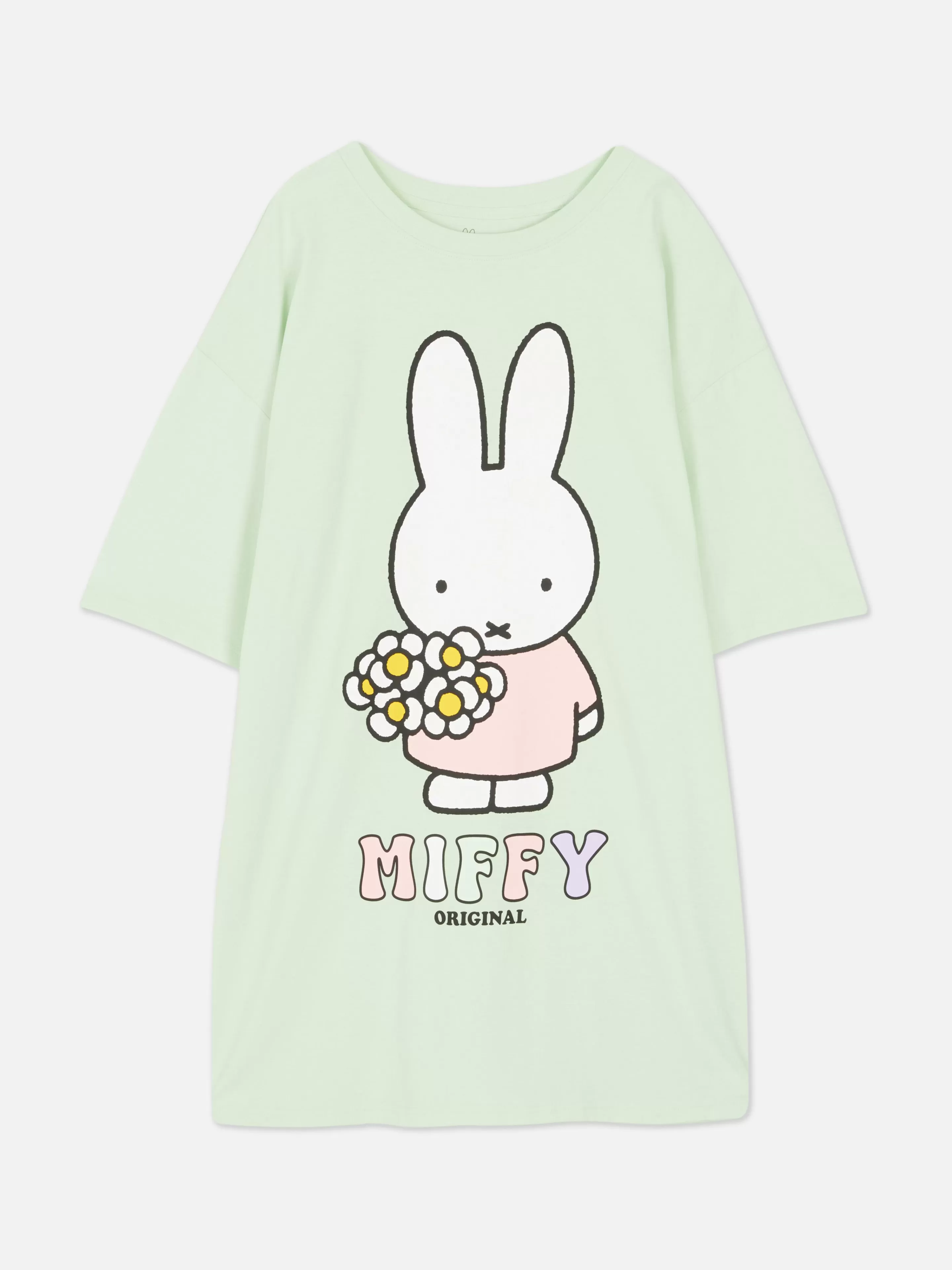 Primark Schlafshirts Und Nachthemden | „Miffy“ Nachthemd Im Oversized-Look Lindgrün