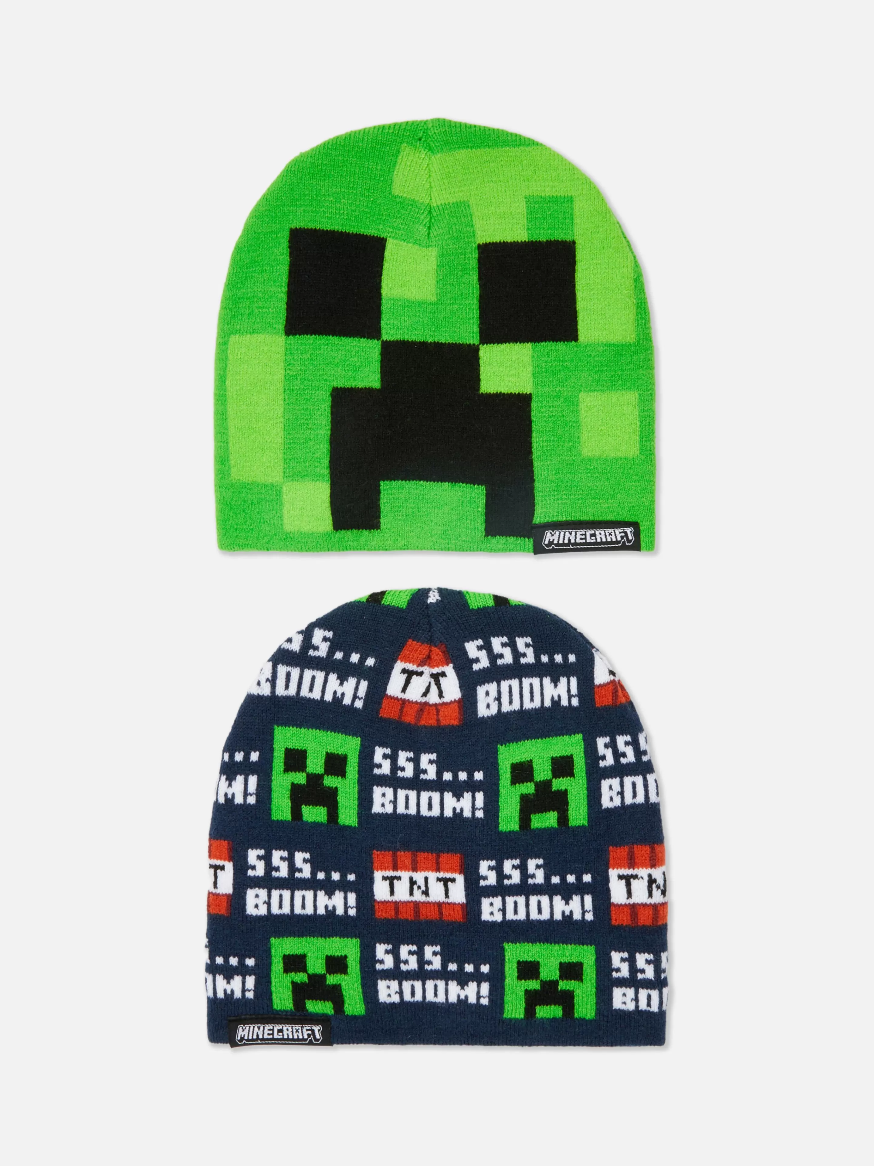 Primark Mützen, Handschuhe Und Schals | „Minecraft“ Beanies, 2er-Pack Multi