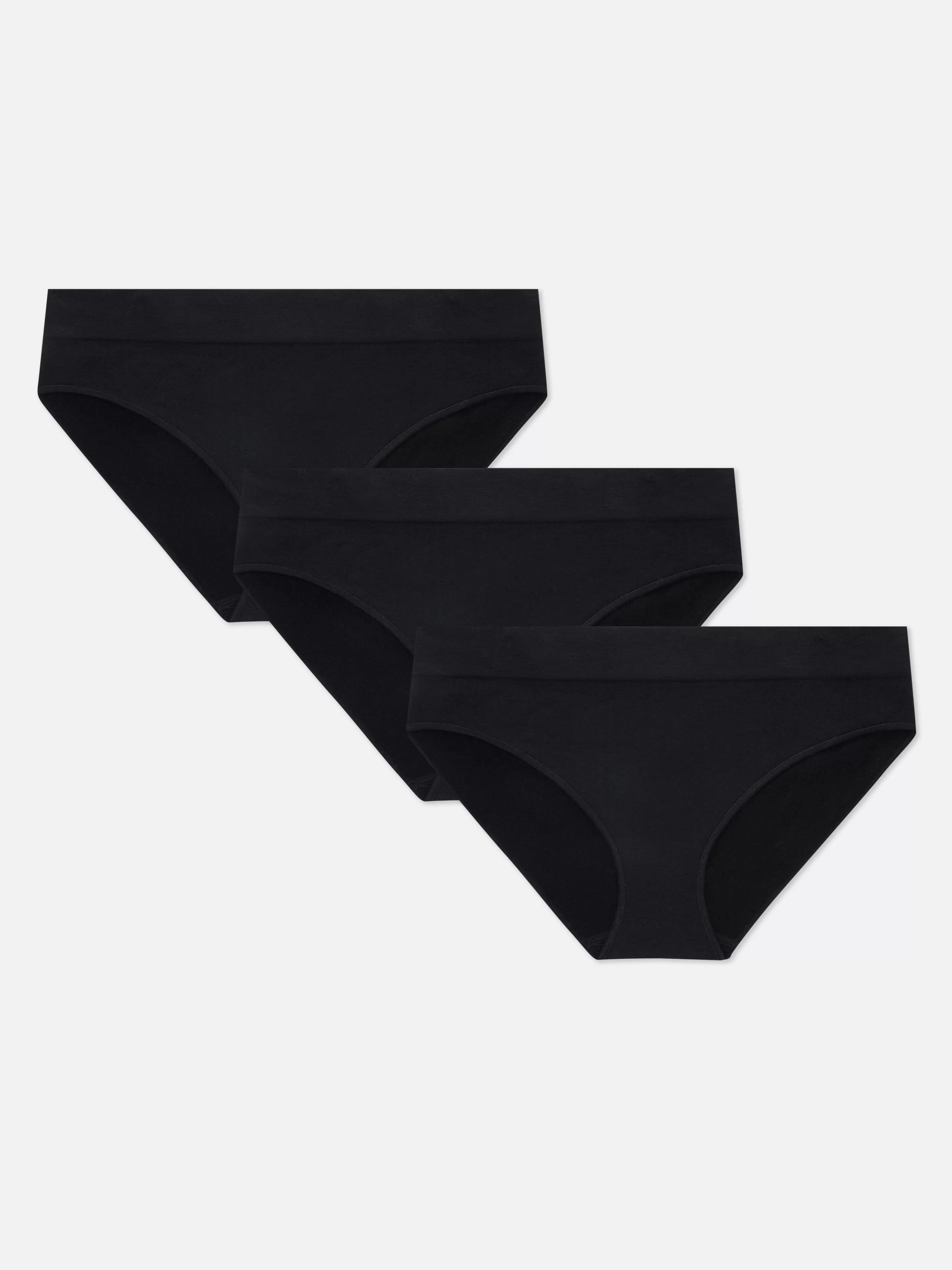 Primark Slips | Mini-Slips, 3er-Pack Schwarz