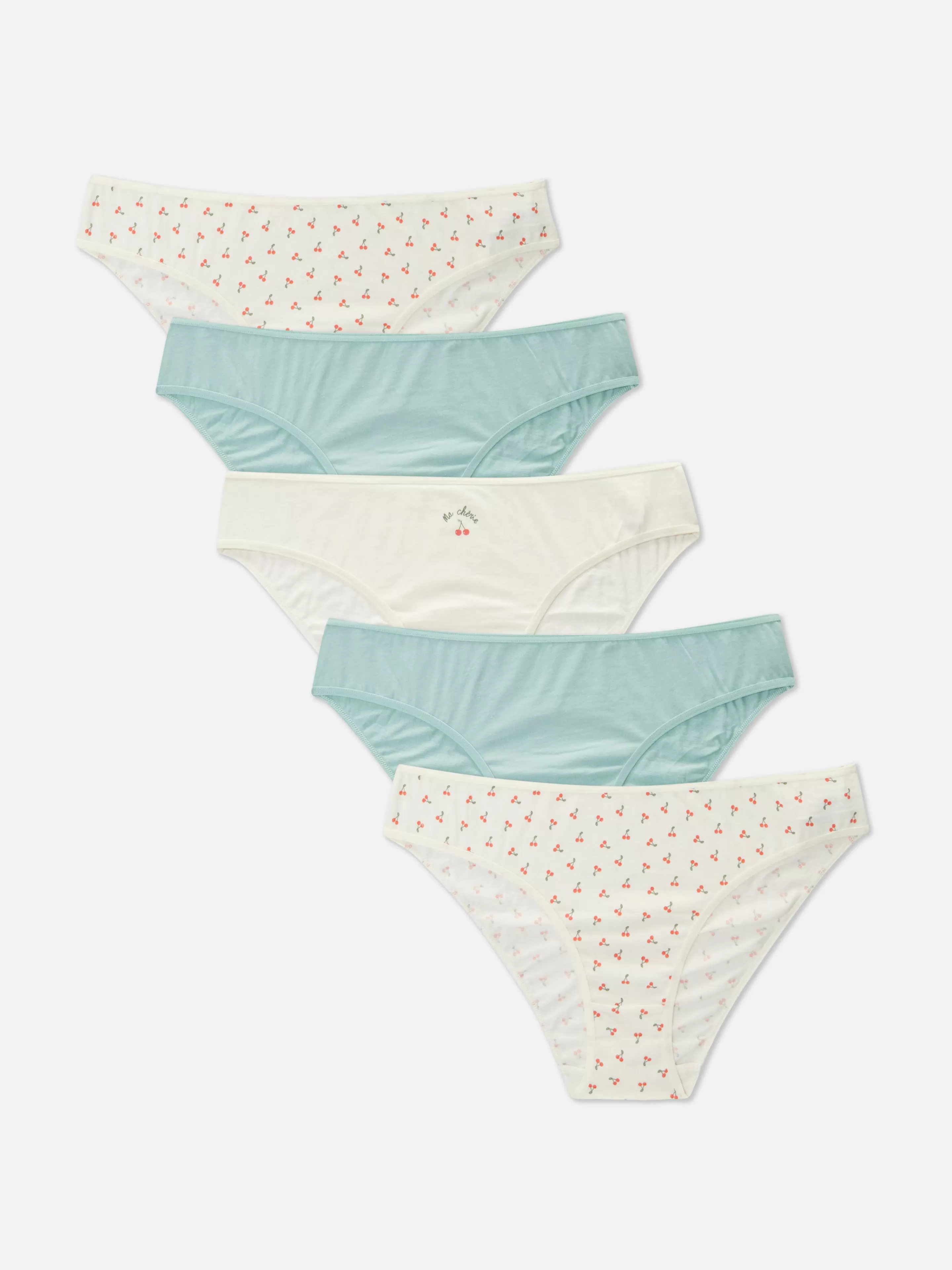 Primark Slips | Mini-Slips, 5er-Pack Rot