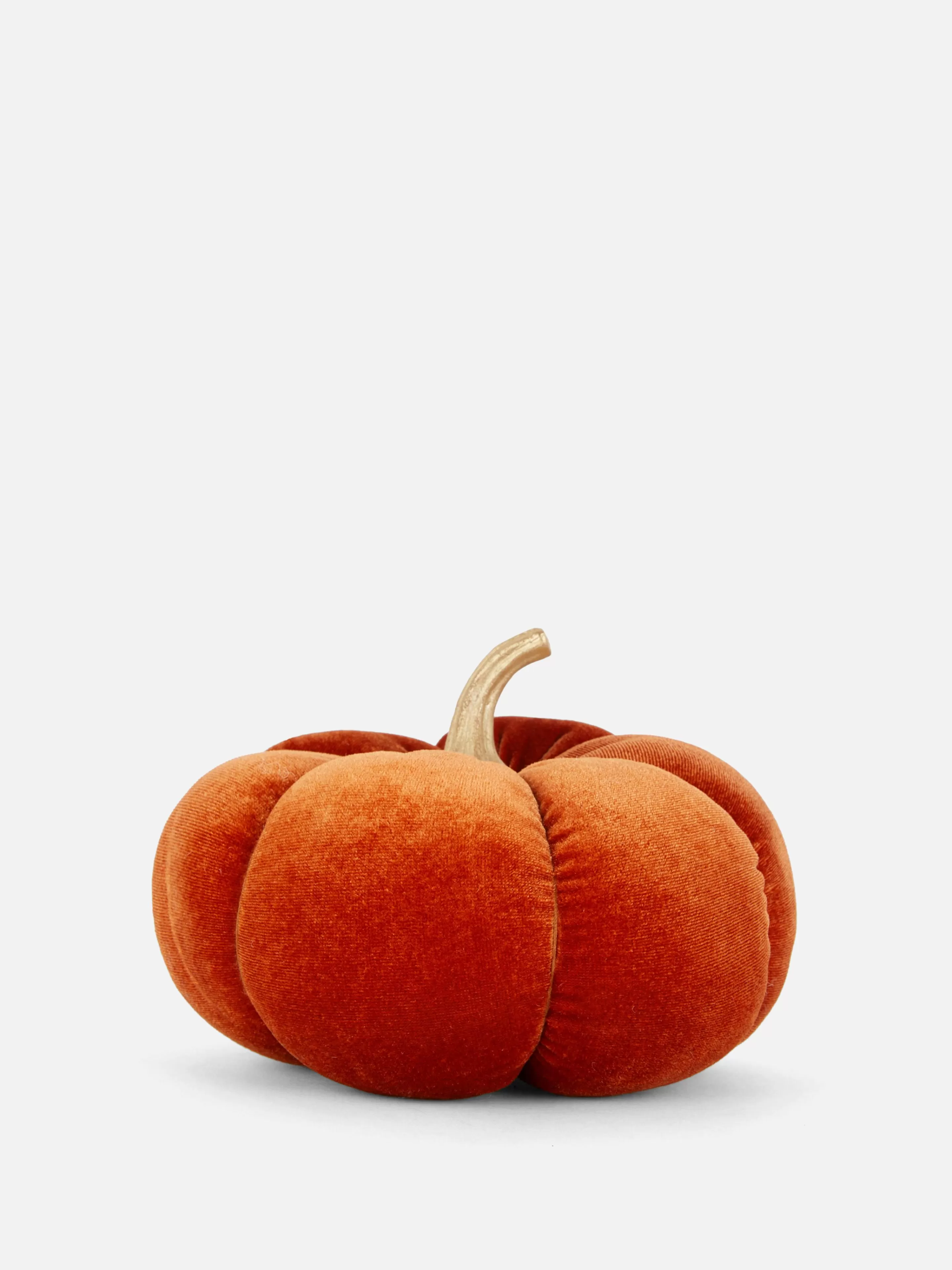 Primark Halloween-Deko Und Süßigkeiten | Halloween Alle | Mittelgroßer Plüsch-Deko-Kürbis Aus Samt Orange