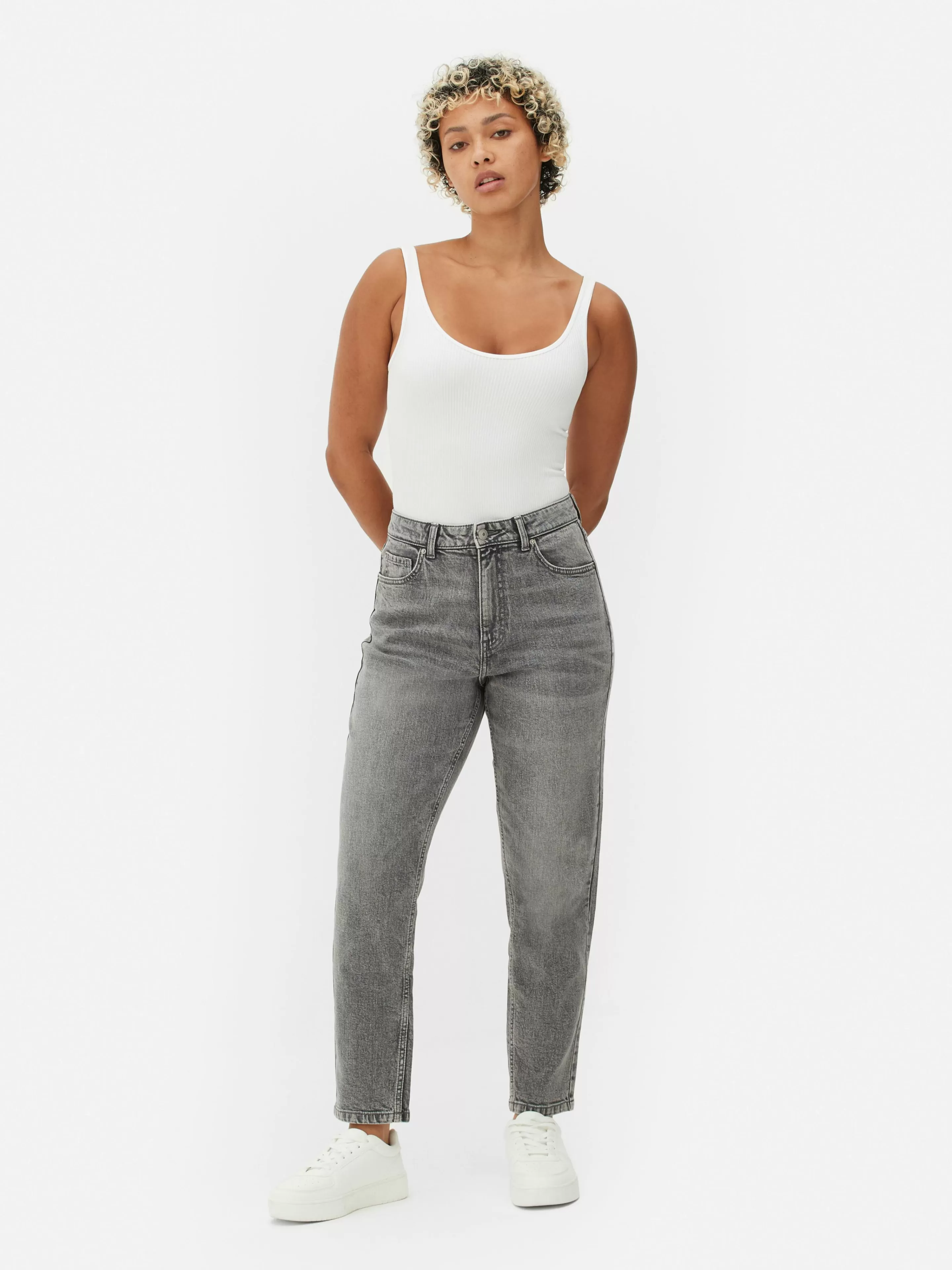 Primark Denim | Jeans | Mom-Jeans Aus Denim Grau