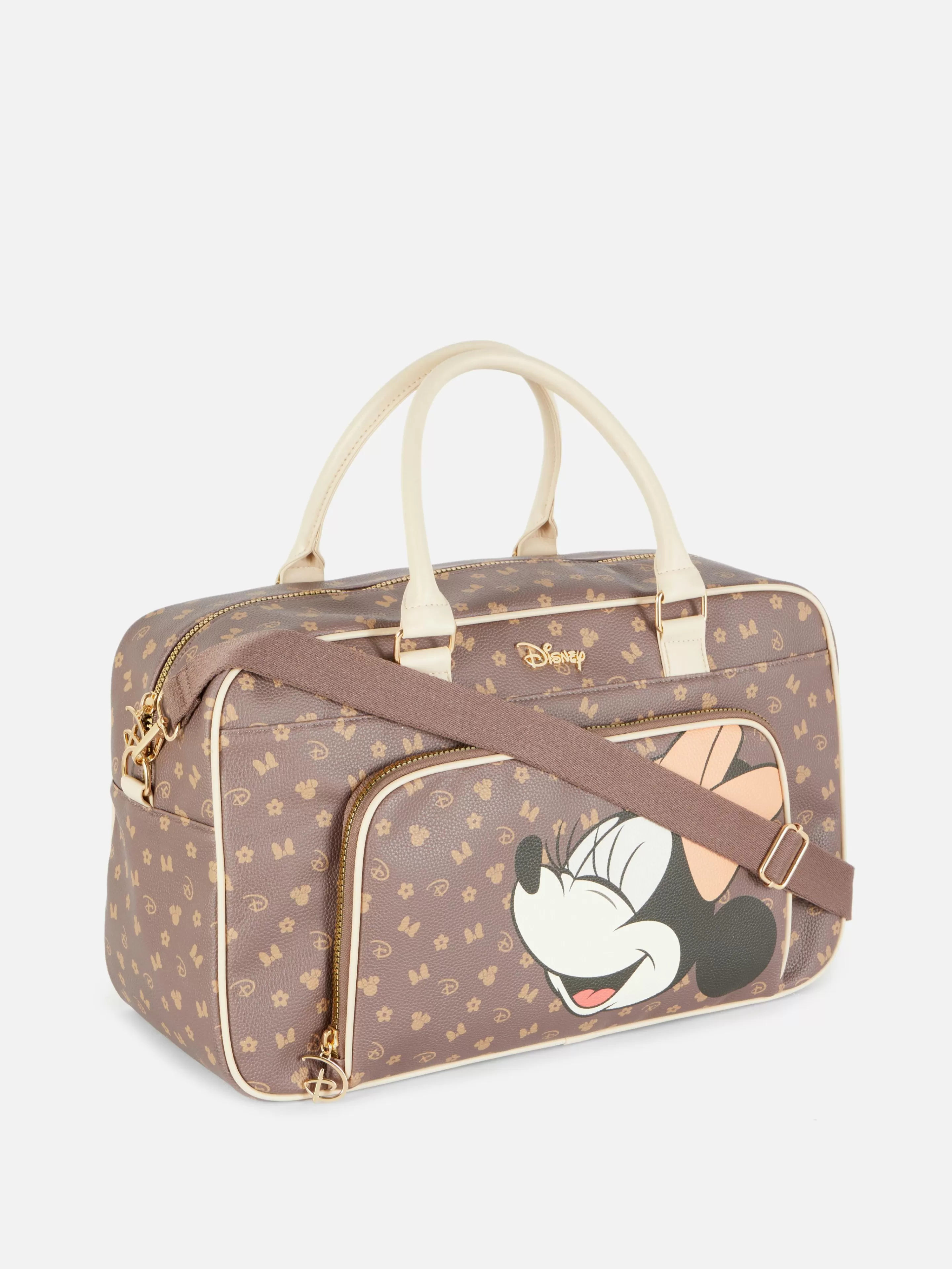 Primark Taschen Und Portemonnaies | Monochrome „Disney Minnie Maus“ Reisetasche Braun