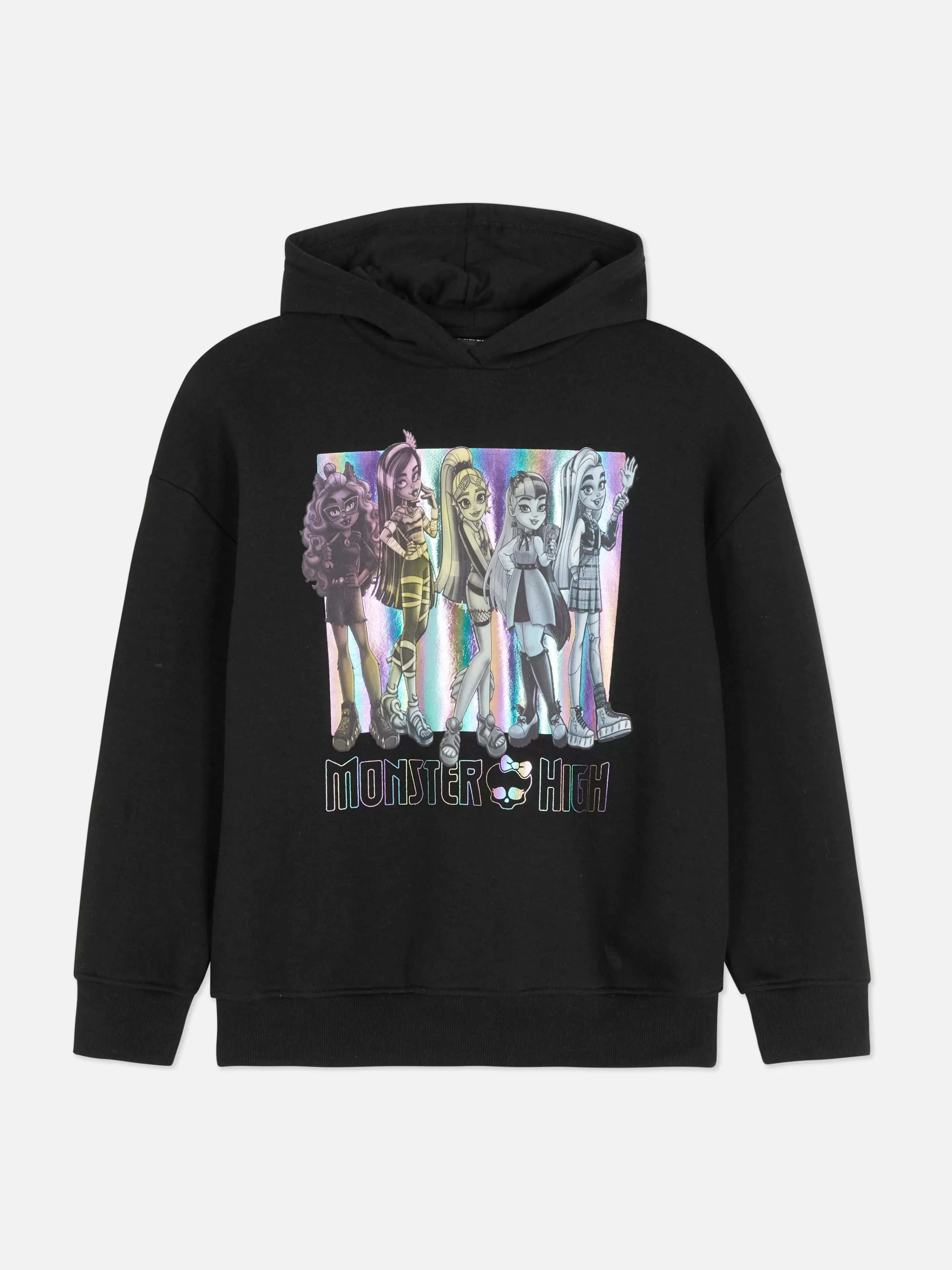 Primark Hoodies Und Sweatshirts | „Monster High“ Hoodie Mit Grafik Schwarz