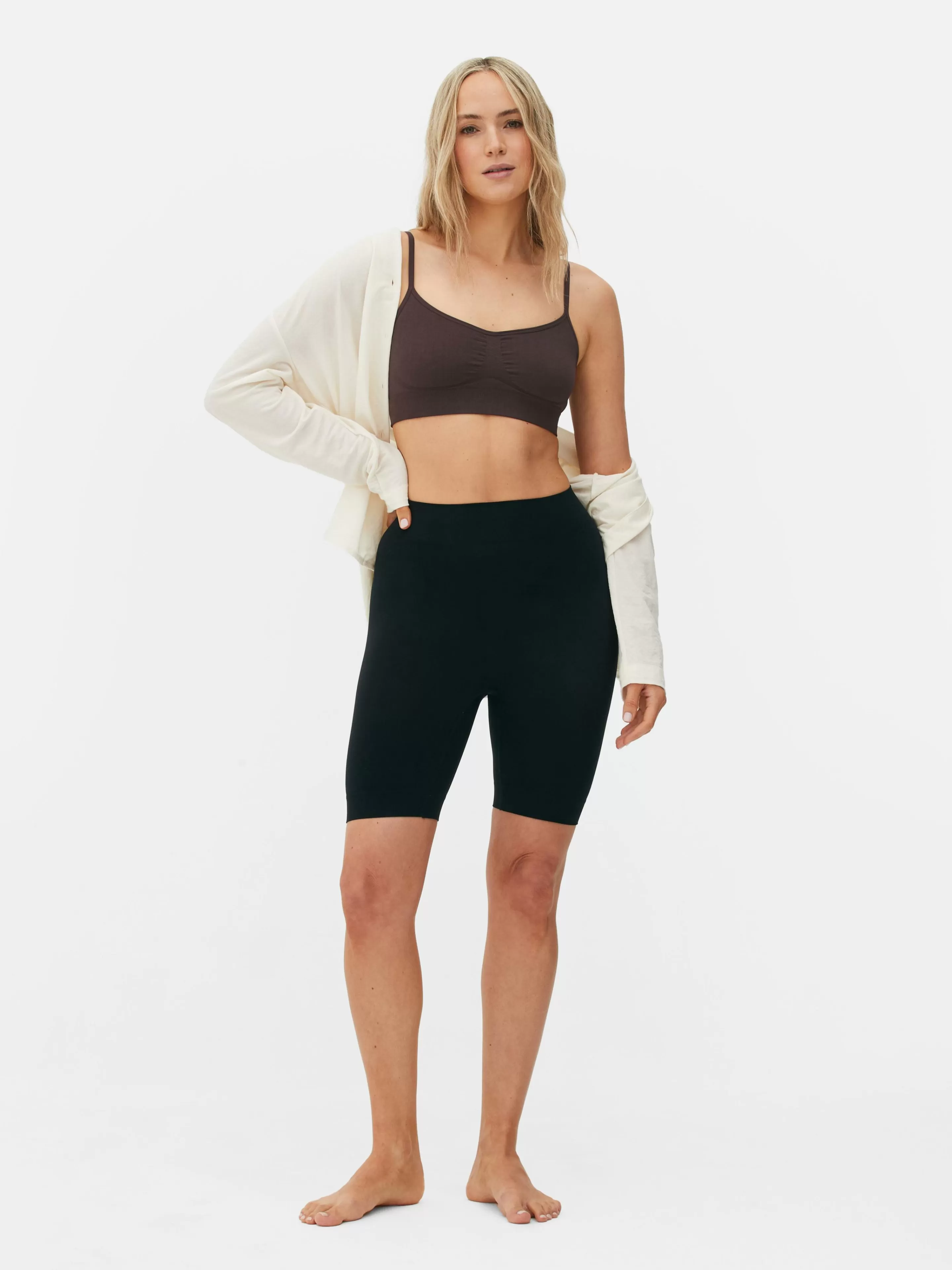 Primark Shapewear | Nahtlose Anti-Scheuer-Shorts Schwarz